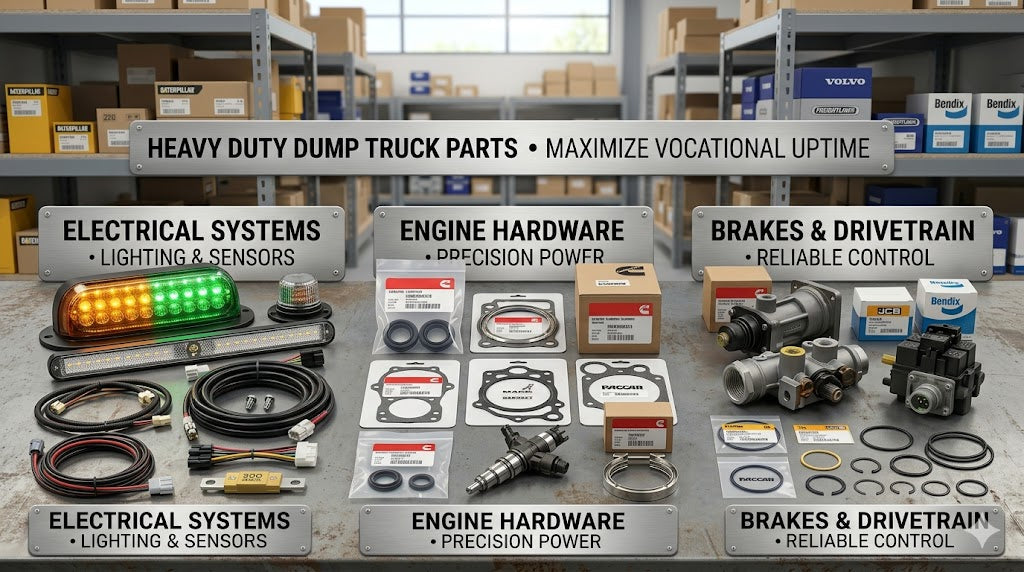 BB Overstock Parts Heavy Duty Dump Truck Parts | OEM Mack, Volvo & Cummins | BB Overstock Parts Collection Image
