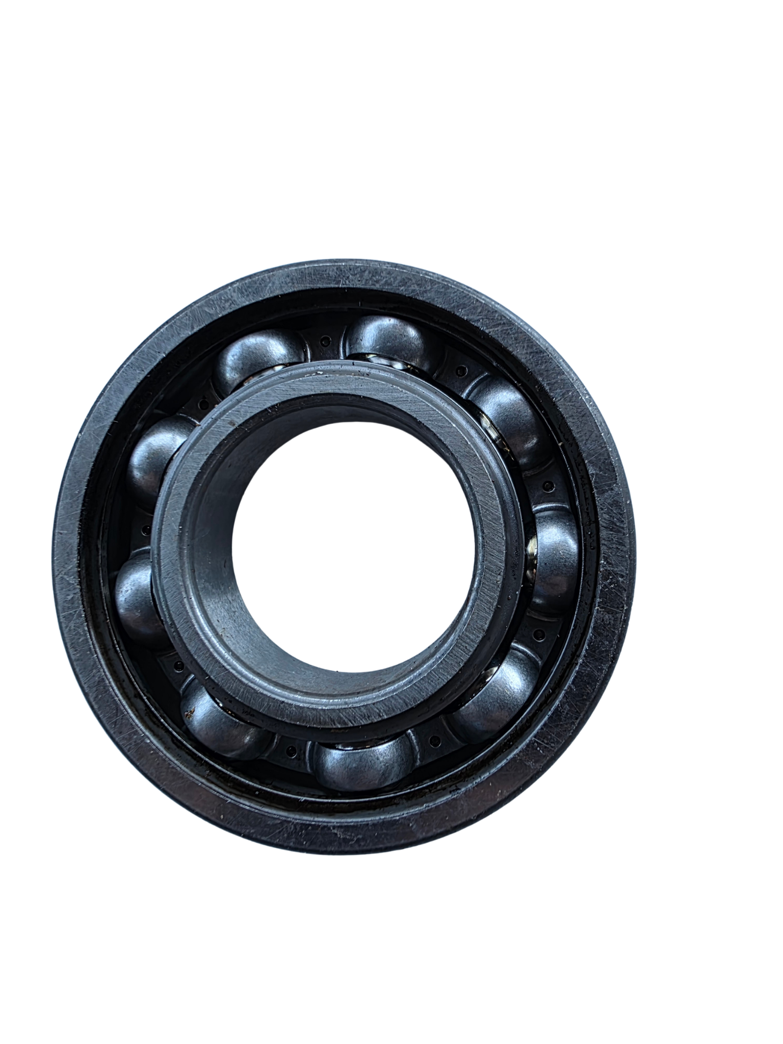 Fafnir 207KDD Ball Bearing | 35mm x 72mm x 17mm | Double Shielded OEM New Old Stock Inside View