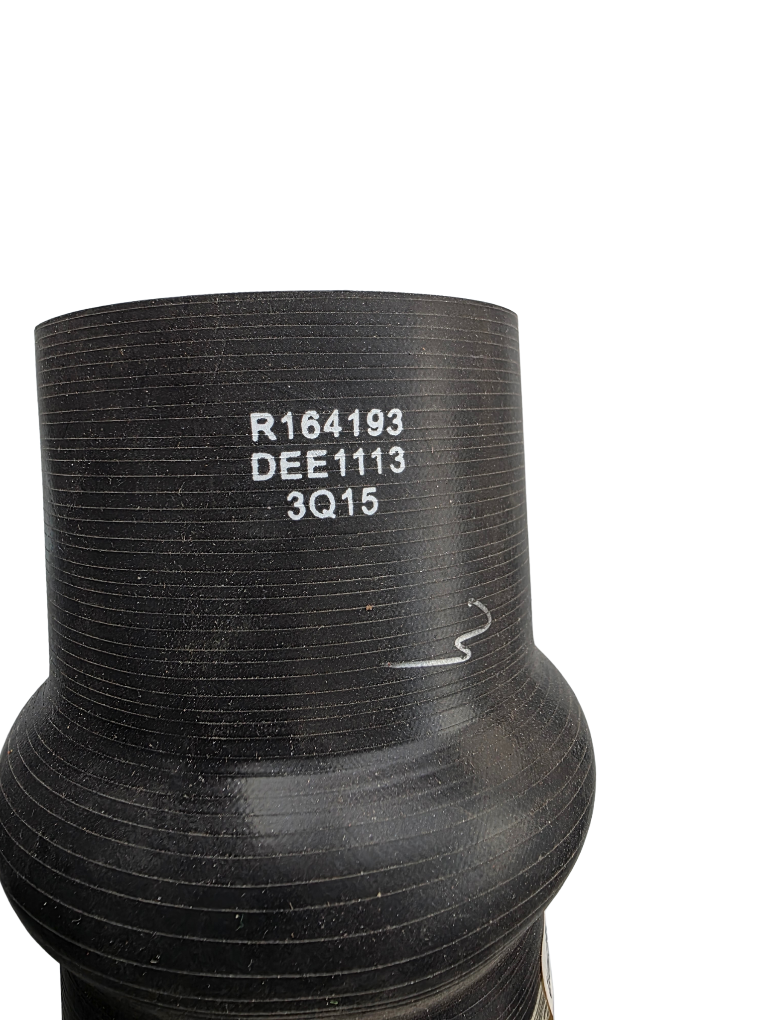 John Deere Genuine Intercooler Air Hose R164193 | 3" ID x 5.5" Length | Fits 8100-8520, 644H/J