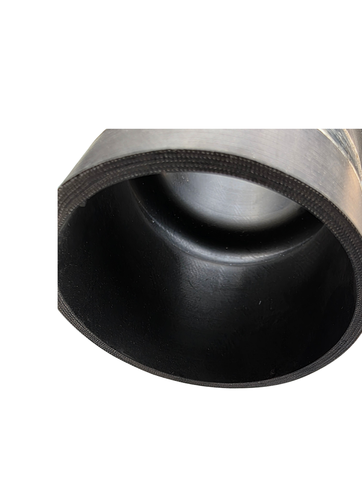 John Deere Genuine Intercooler Air Hose R164193 | 3" ID x 5.5" Length | Fits 8100-8520, 644H/J End View