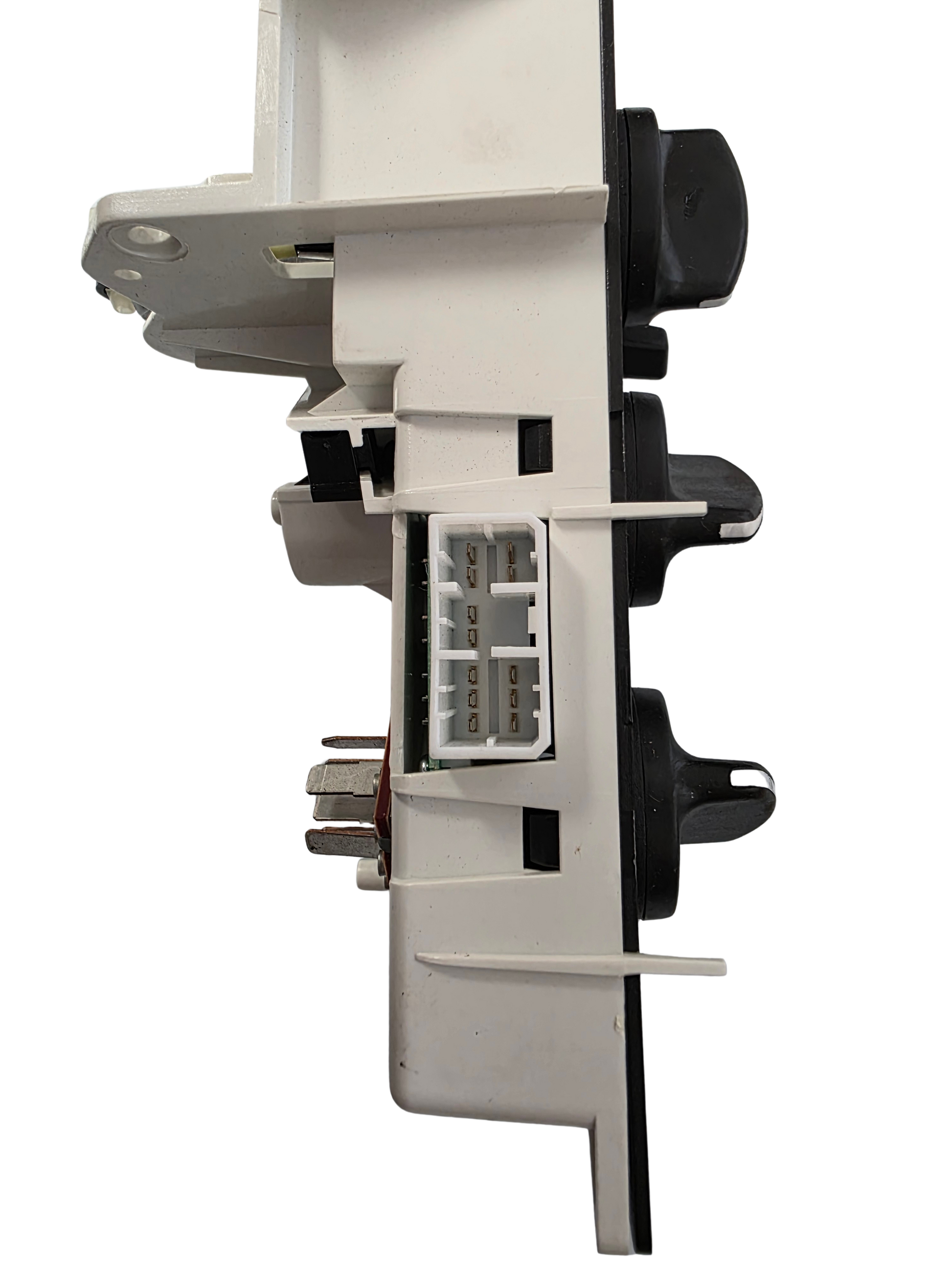 Genuine Mack 7787-880011 HVAC Control Base Assembly | Fits CH, CL, CV, CX Models (2001-2006) Bottom showing Mounting Clips