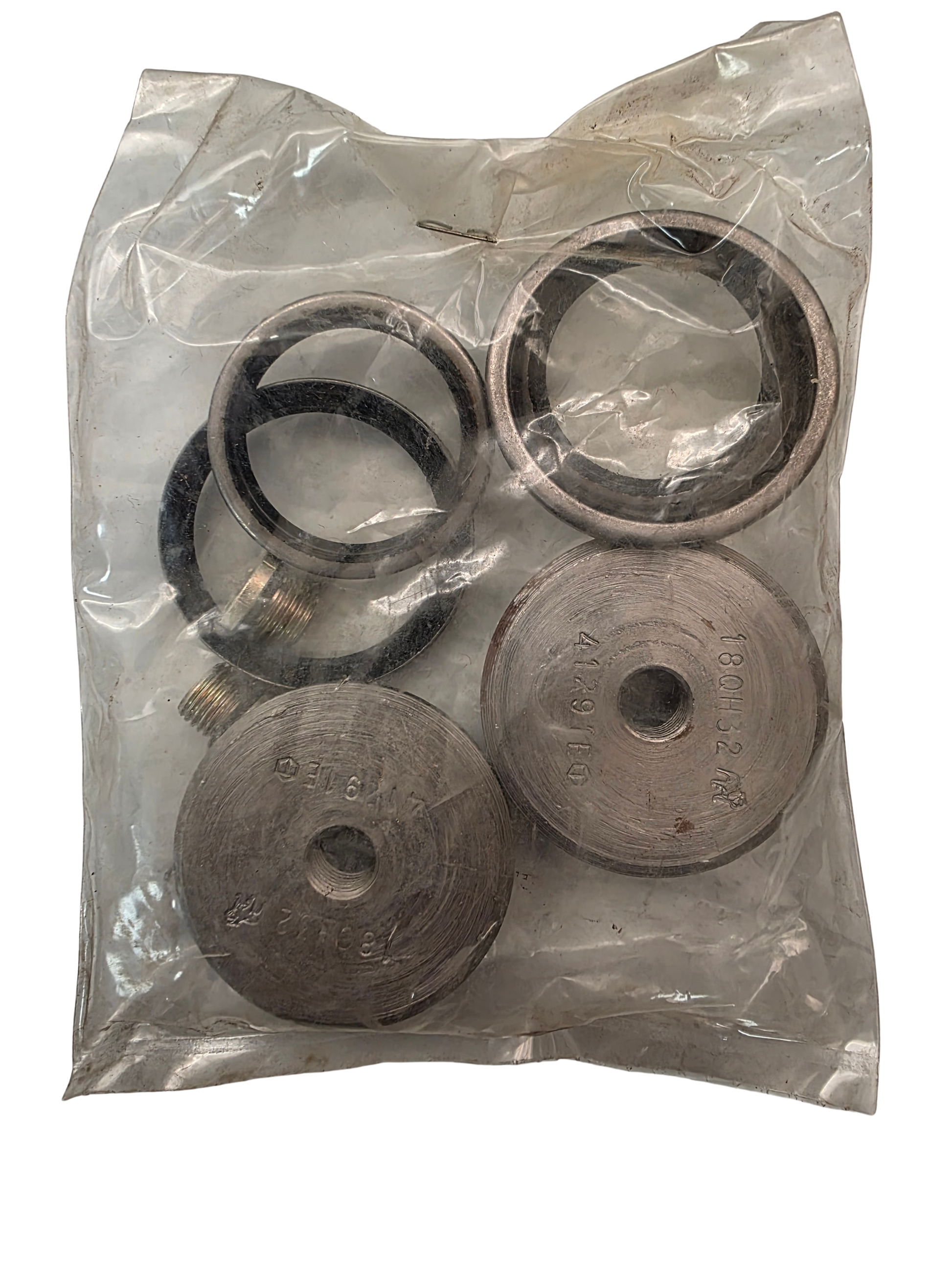 Genuine Mack 301SQ 47E tapered king pin kit with bronze bushings and accessories