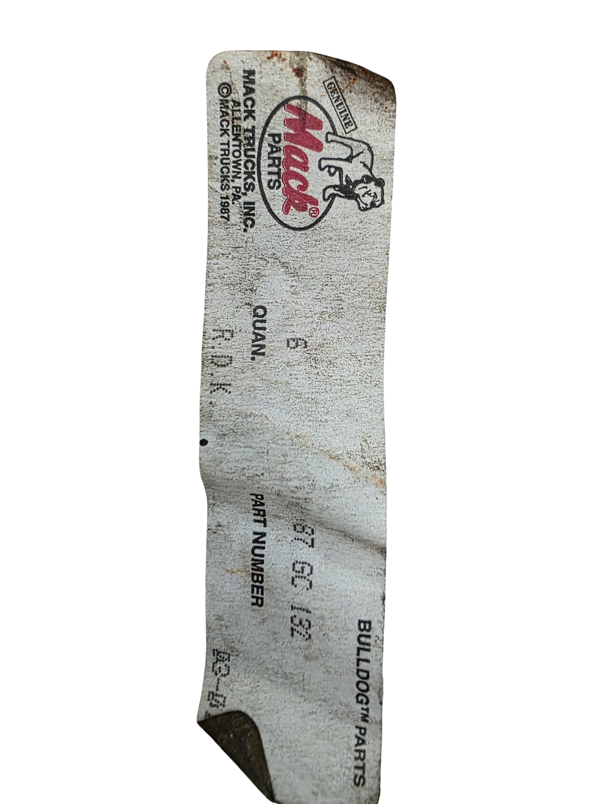 Exhaust Manifold Lock Plate Set 5 PACK OEM Label