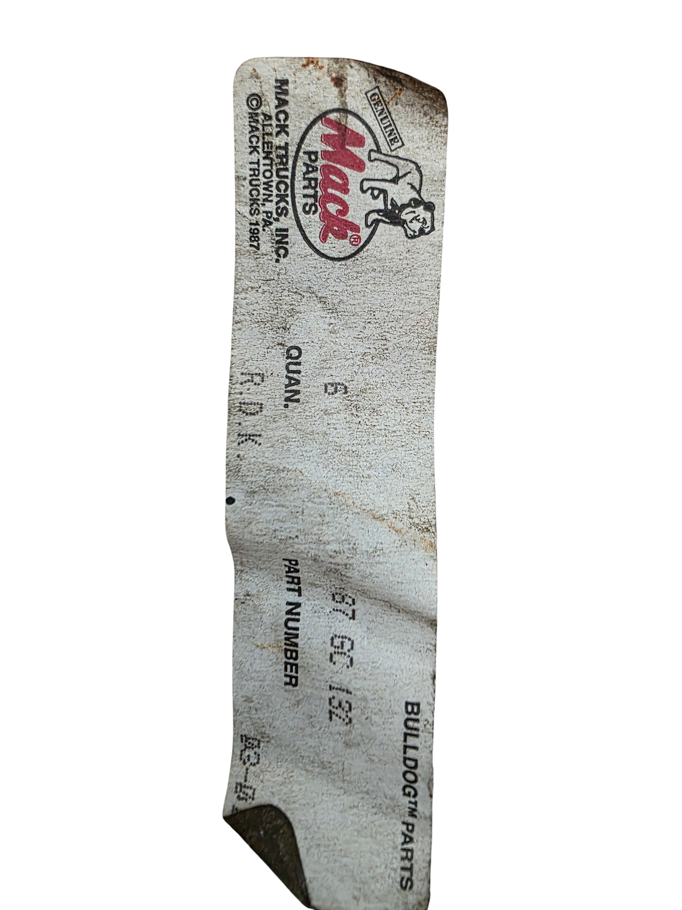 Exhaust Manifold Lock Plate Set 5 PACK OEM Label