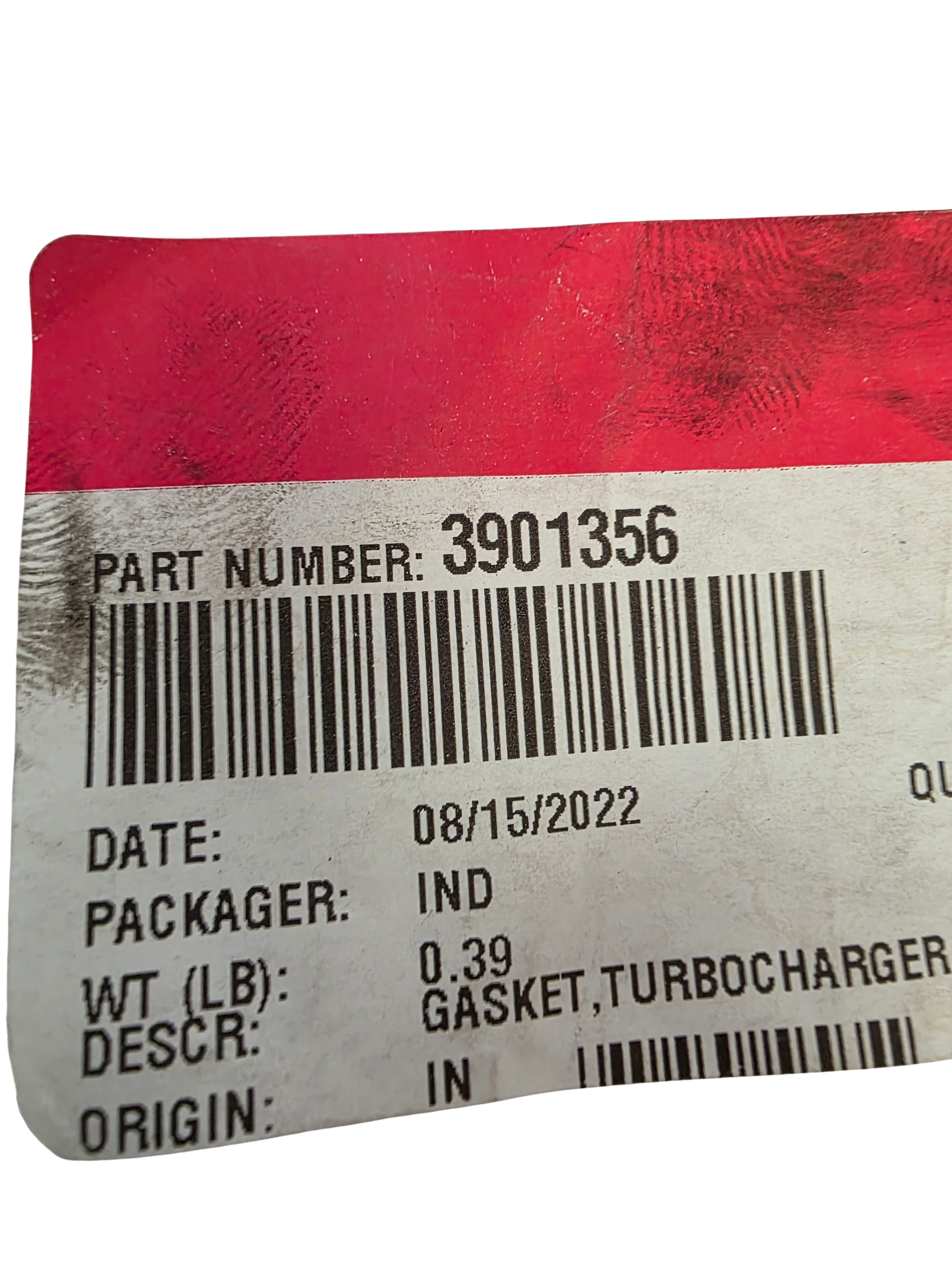 Genuine Cummins Turbo-To-Manifold Gasket 3901356 | T3 Flange for 5.9L B-Series Label