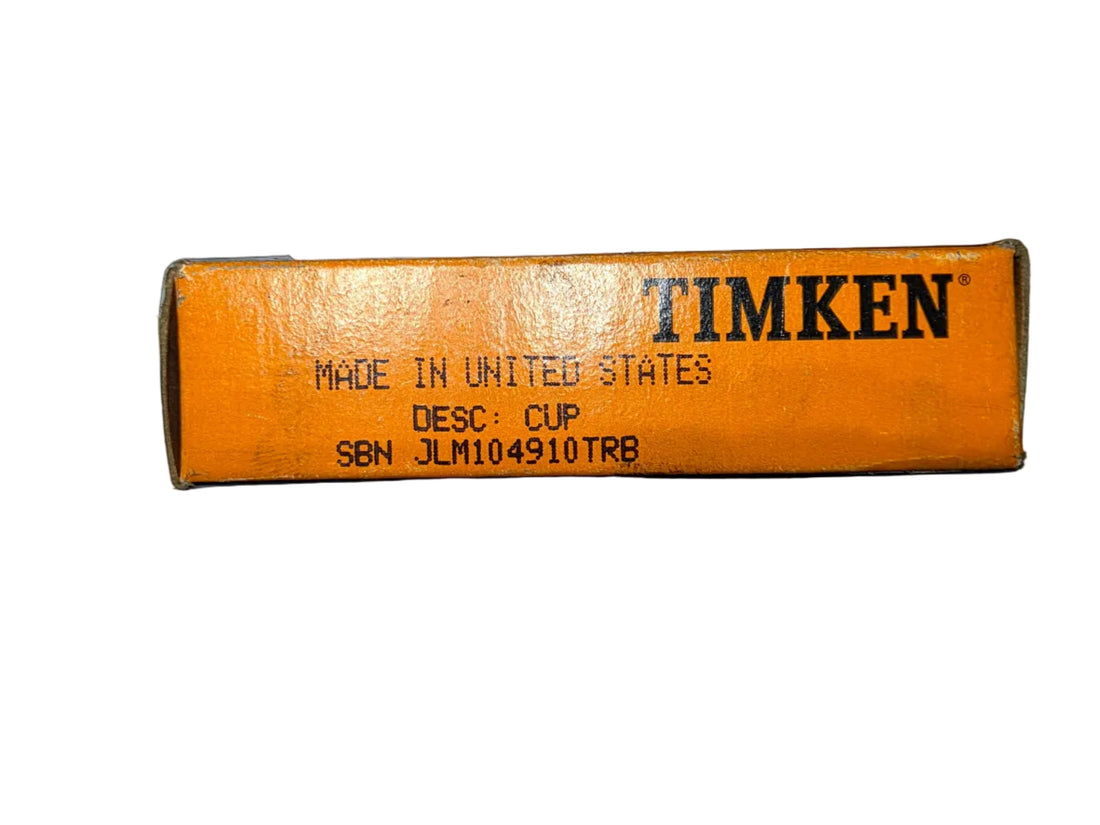 Timken tapered roller bearings with packaging on a textured surface