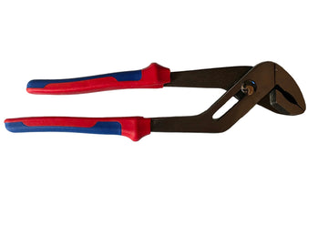 Adjustable Water Pump Pliers Tongue and Groove Pliers Plumbing Pliers for Commercial or Industrial Repair (blue red)