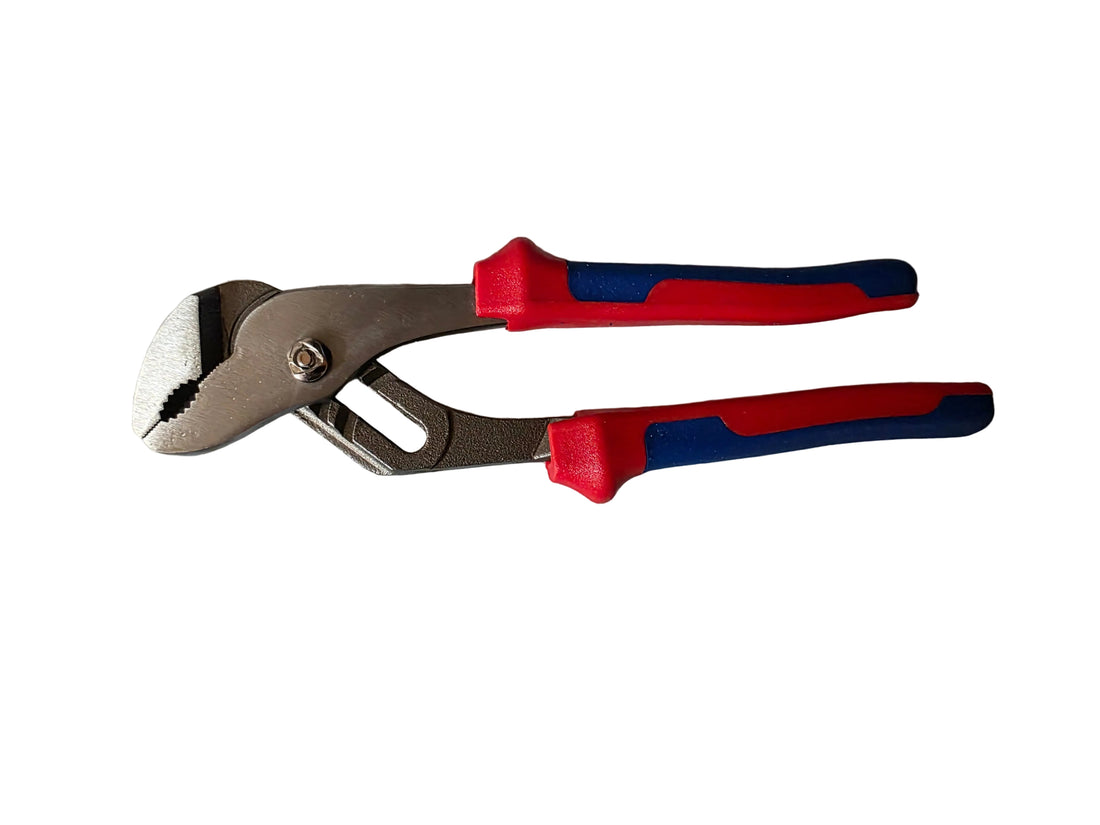 Adjustable Water Pump Pliers Tongue and Groove Pliers Plumbing Pliers for Commercial or Industrial Repair (blue red)