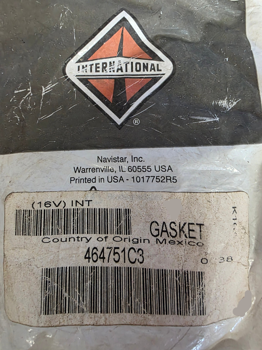 International Navistar 464751C3 Fuel Tank Sending Unit Gasket (Genuine OEM)