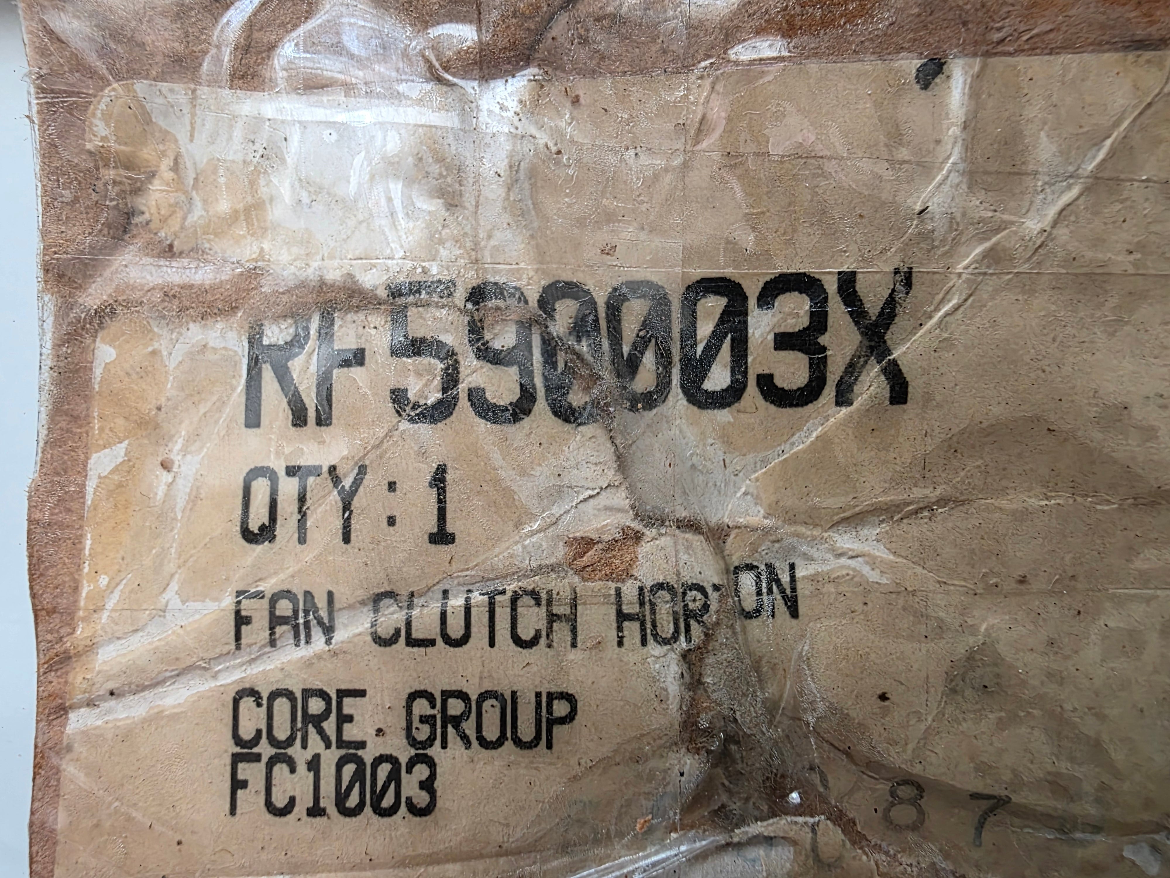 Reman Haldex RF590003X Fan Hub Clutch Assembly (Crosses to Horton 994273 / HT/S Style) OEM Label