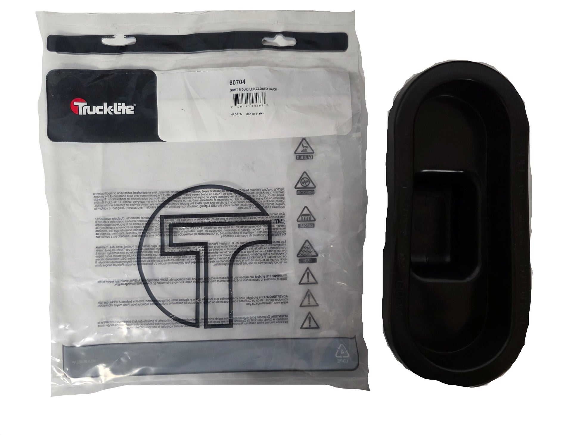 Genuine Truck-Lite 60704 60 Series Closed Back Grommet