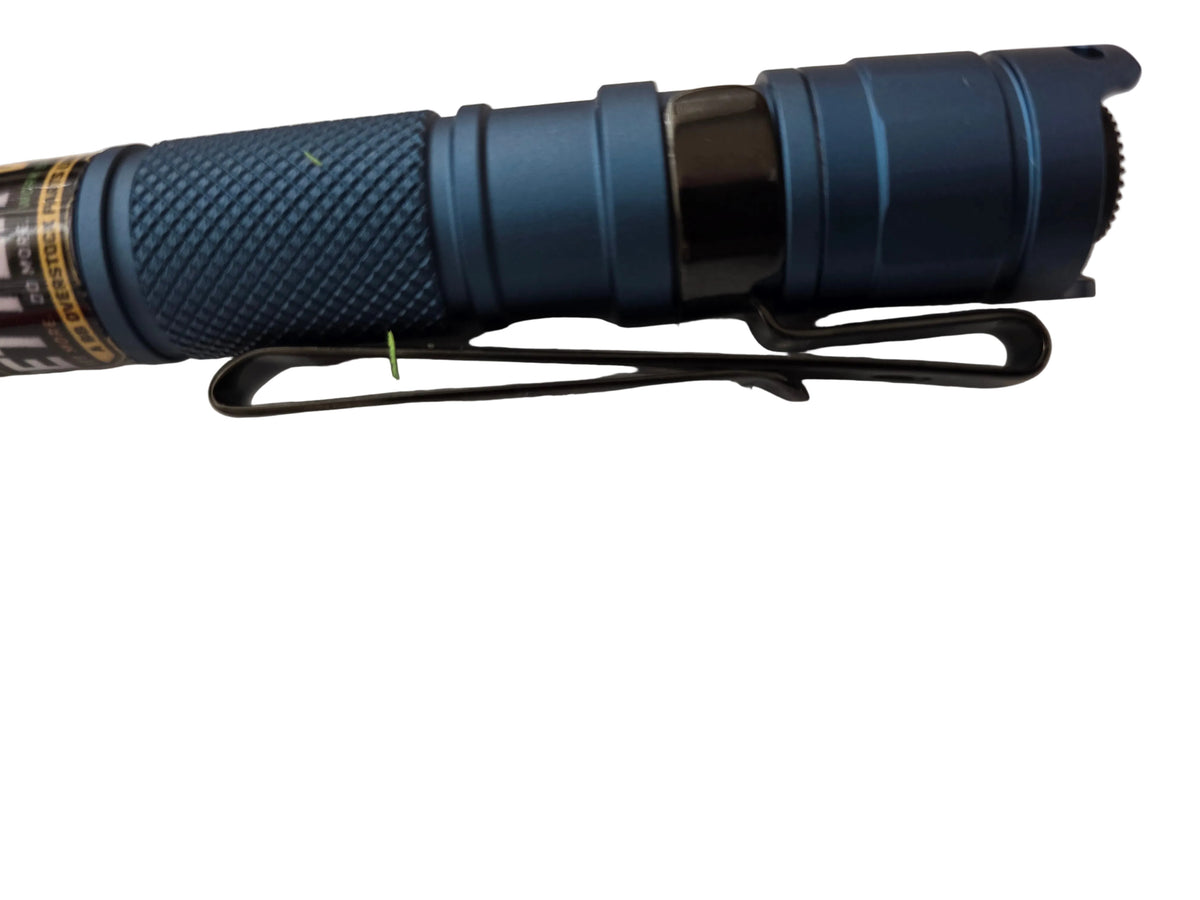 SFT-25RHI Max 1600 Lumens Tactical Dual Mode LED High Output Rechargeable Flashlight – Blue Body
