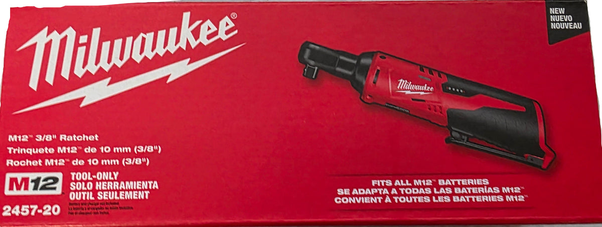 Milwaukee M12 2457-20 3/8" Cordless Ratchet Wrench (Bare Tool)