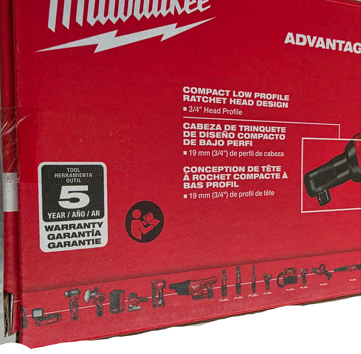 Milwaukee M12 2457-20 3/8" Cordless Ratchet Wrench (Bare Tool)