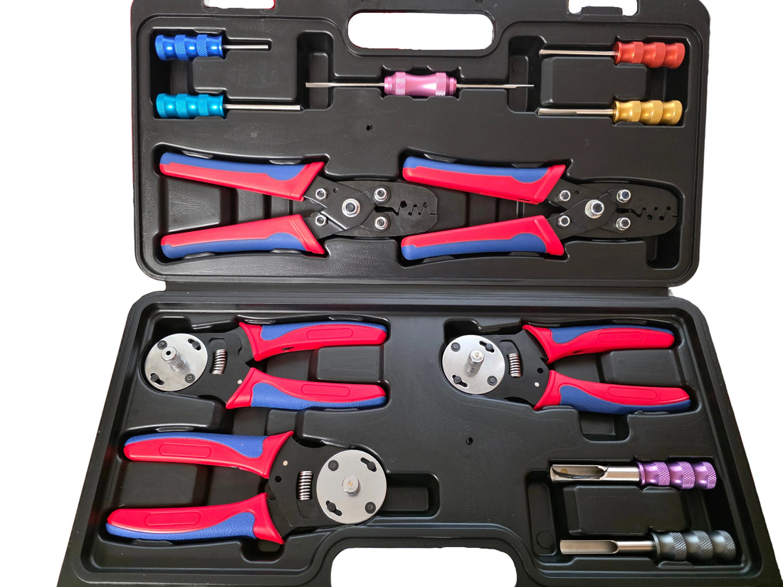 12 pc Deutsch Crimping Pliers / 5 pliers and 7 release tools