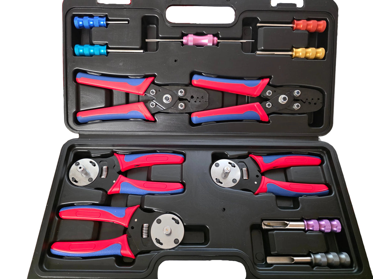 12 pc Deutsch Crimping Pliers / 5 pliers and 7 release tools