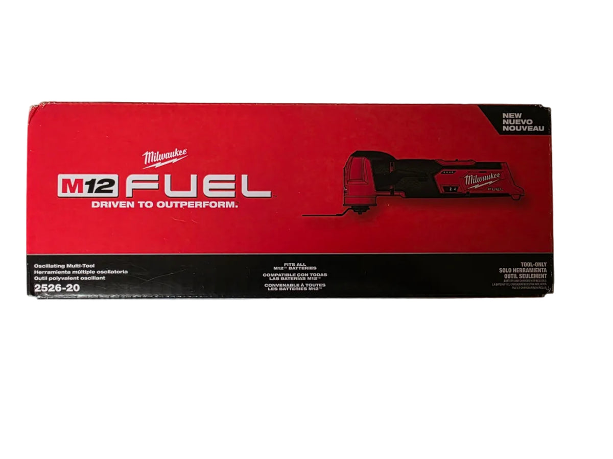 Milwaukee 2526-20 M12 FUEL 12V Cordless Oscillating Multi-Tool (Tool Only)