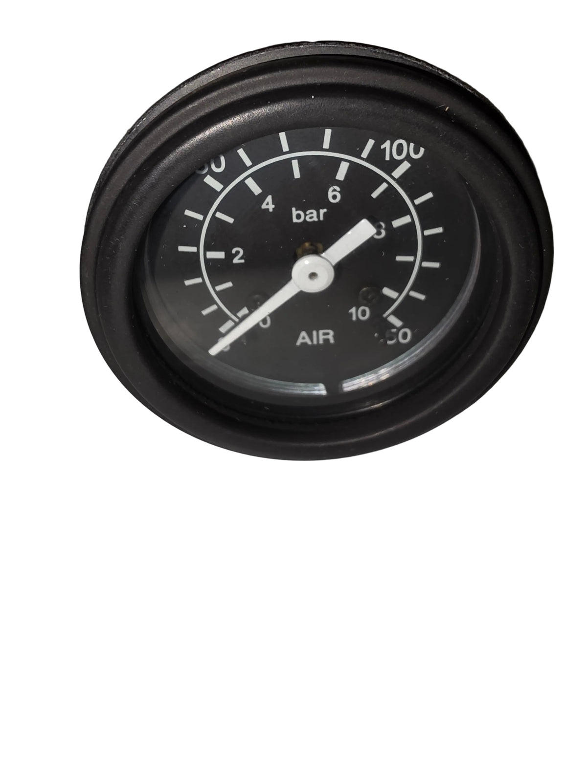 Air pressure gauge (Part #90033172) used on Kalmar Ottawa terminal tractors and yard trucks