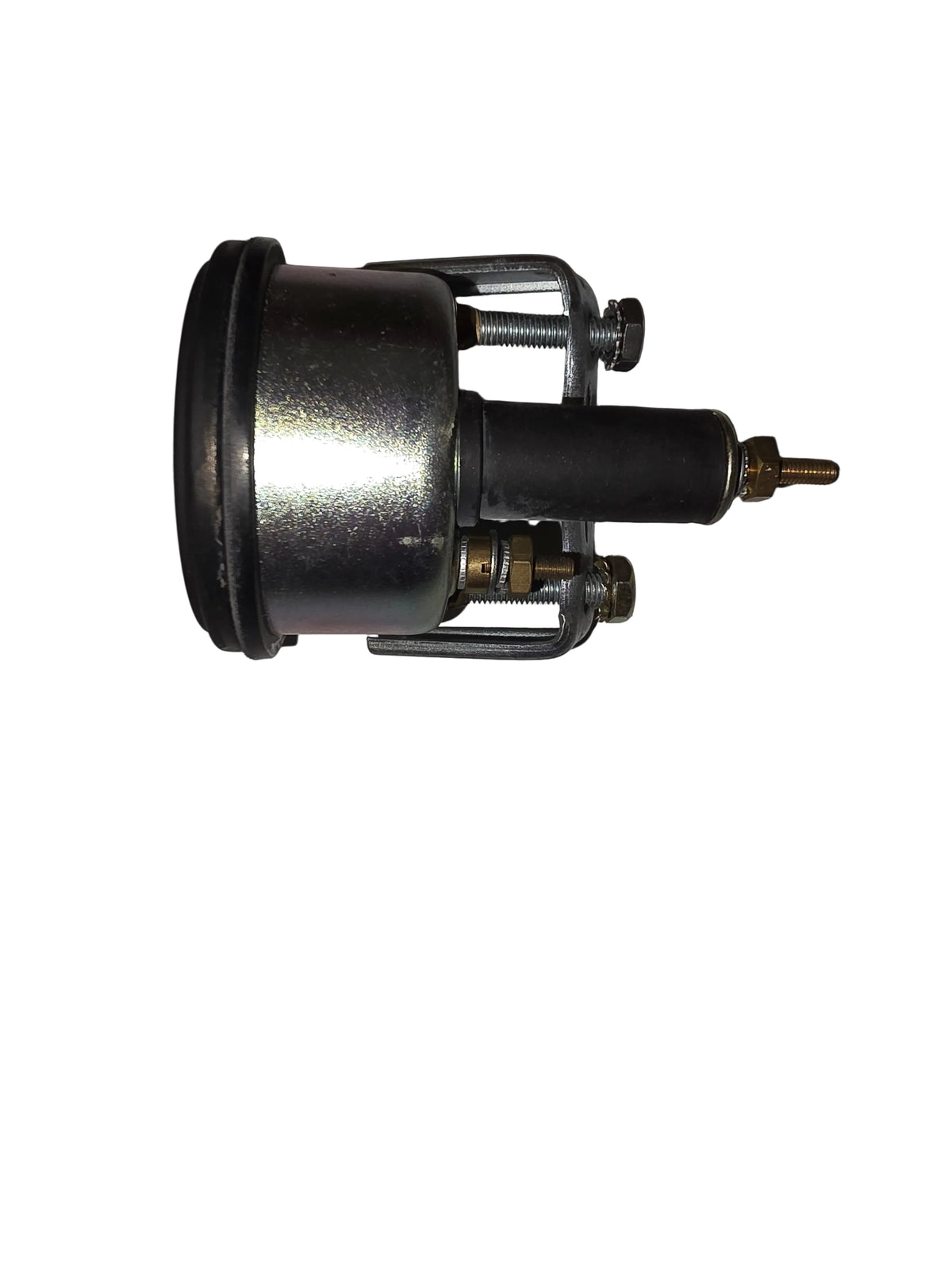 Air pressure gauge (Part #90033172) used on Kalmar Ottawa terminal tractors and yard trucks Side View