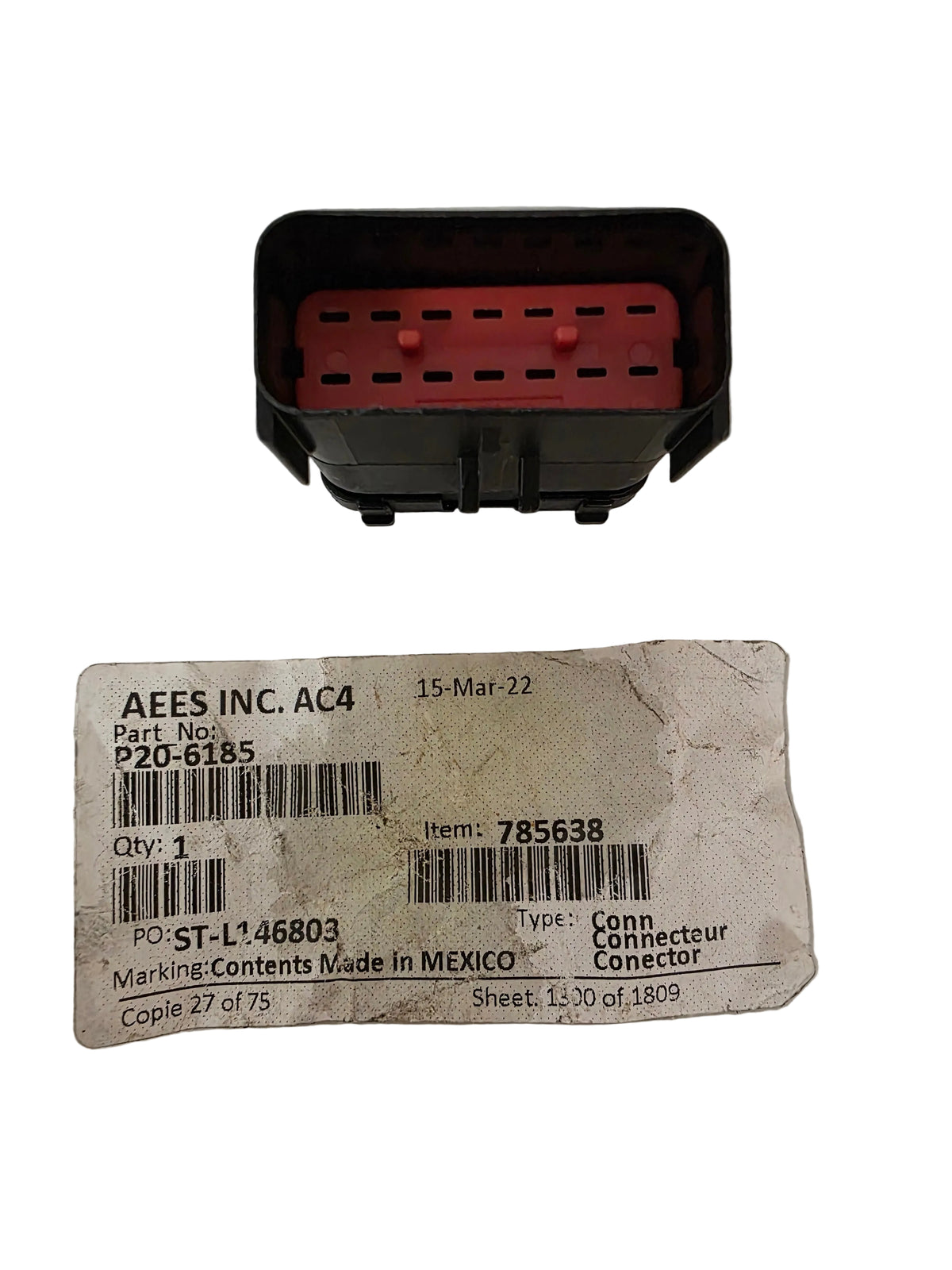 Paccar P20-6185 Connector 14-way electrical connector