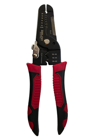 BBO Pro Tool 8-Inch 3 in 1 Wire Stripper, Crimper, and Cable Cutter | Multi-Function Wiring Hand Tool