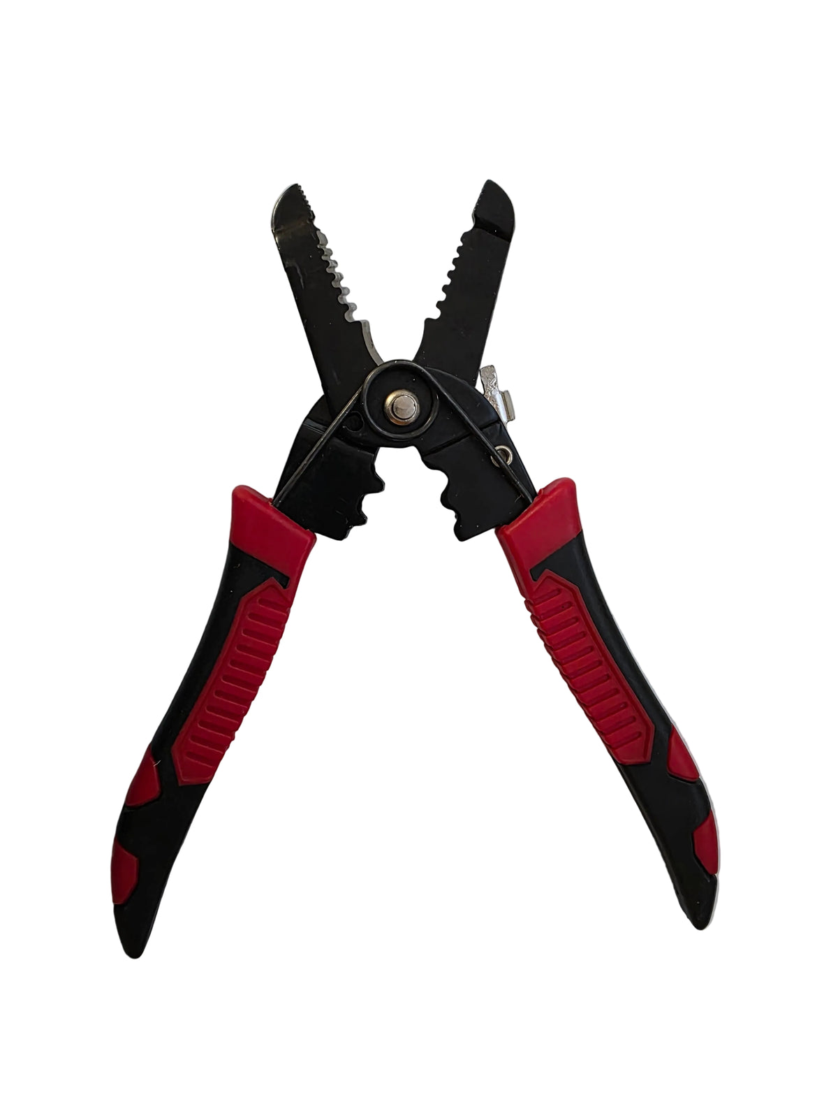 BBO Pro Tool 8-Inch 3-in-1 Wire Stripper, Crimper, and Cable Cutter | Multi-Function Wiring Hand Tool Open View