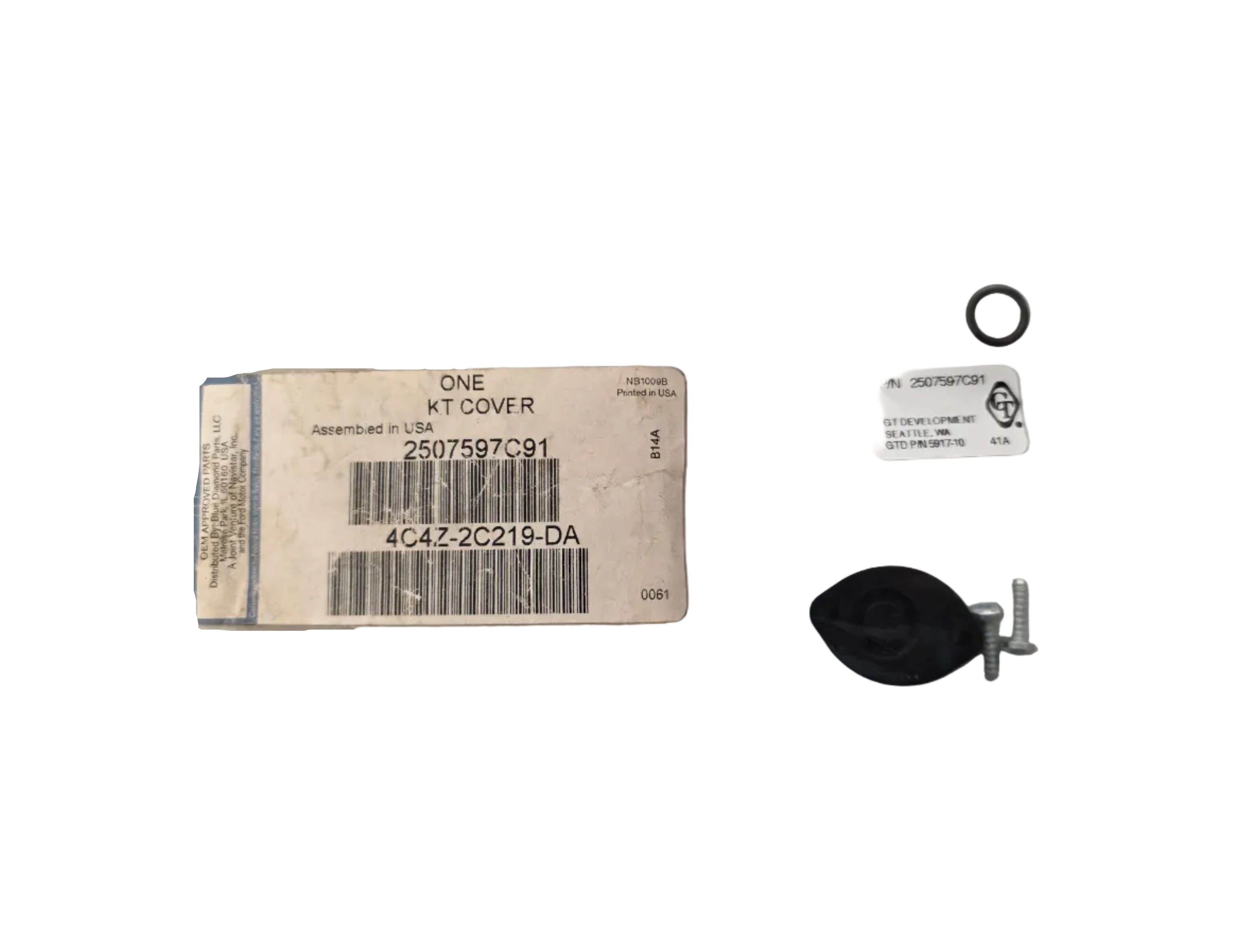 2507597C91 Genuine International Air Brake Solenoid Cover Kit