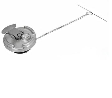 4" Aluminum Lever-Style Fuel Cap | Non-Locking Vented | Fits Peterbilt & International | New Aftermarket