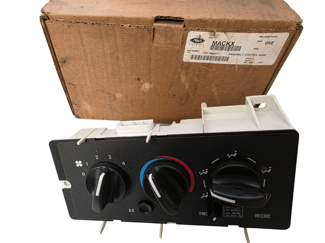 Genuine Mack 7787-880011 HVAC Control Base Assembly | Fits CH, CL, CV, CX Models (2001-2006)