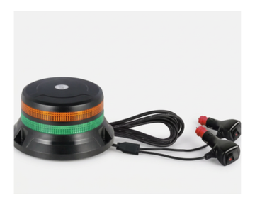 BETTER-VIZ-KF-WB-833D AMBER-GREEN MAGNETIC LOW-PRO DUAL COLOR STROBE LIGHT