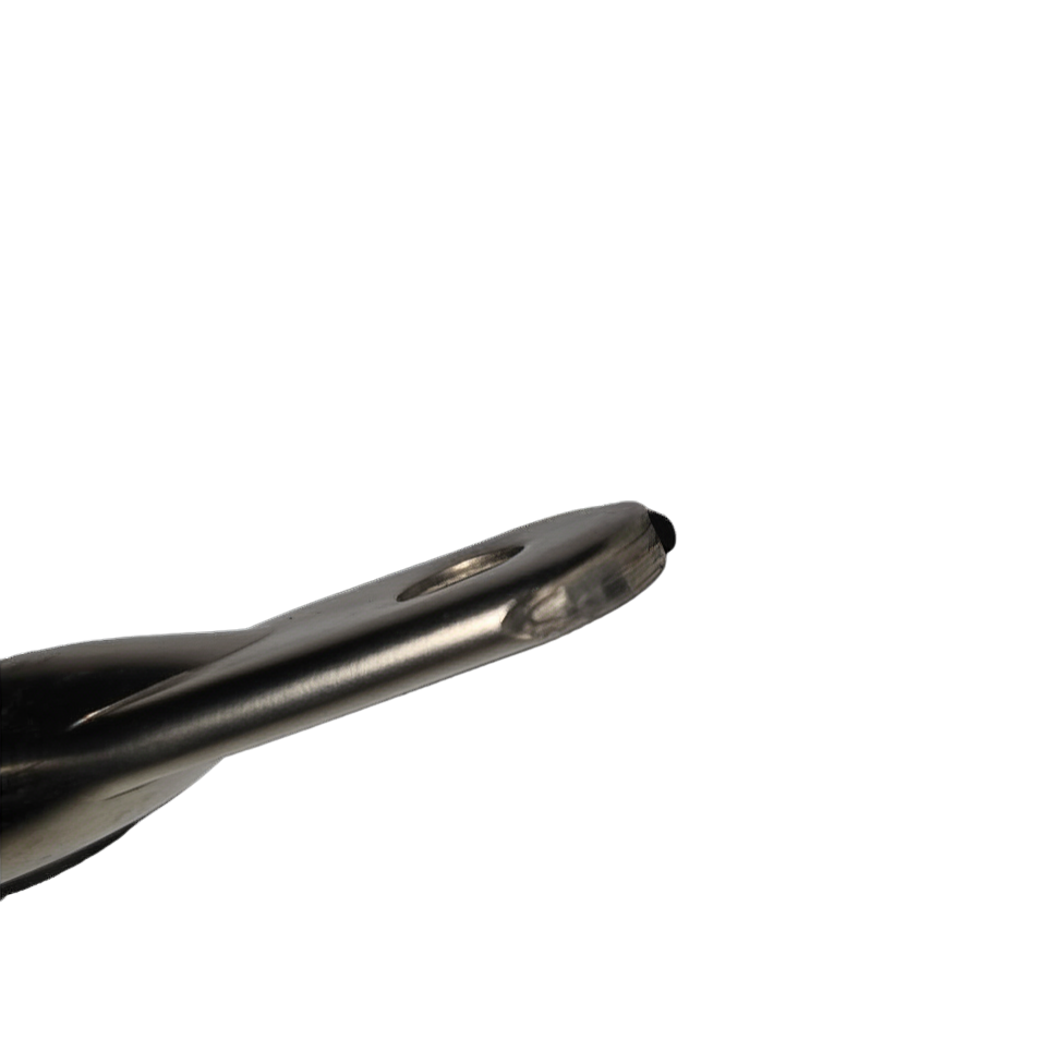 Delbar 6in. Stainless Steel Mounting Tube End showing thickness Pic