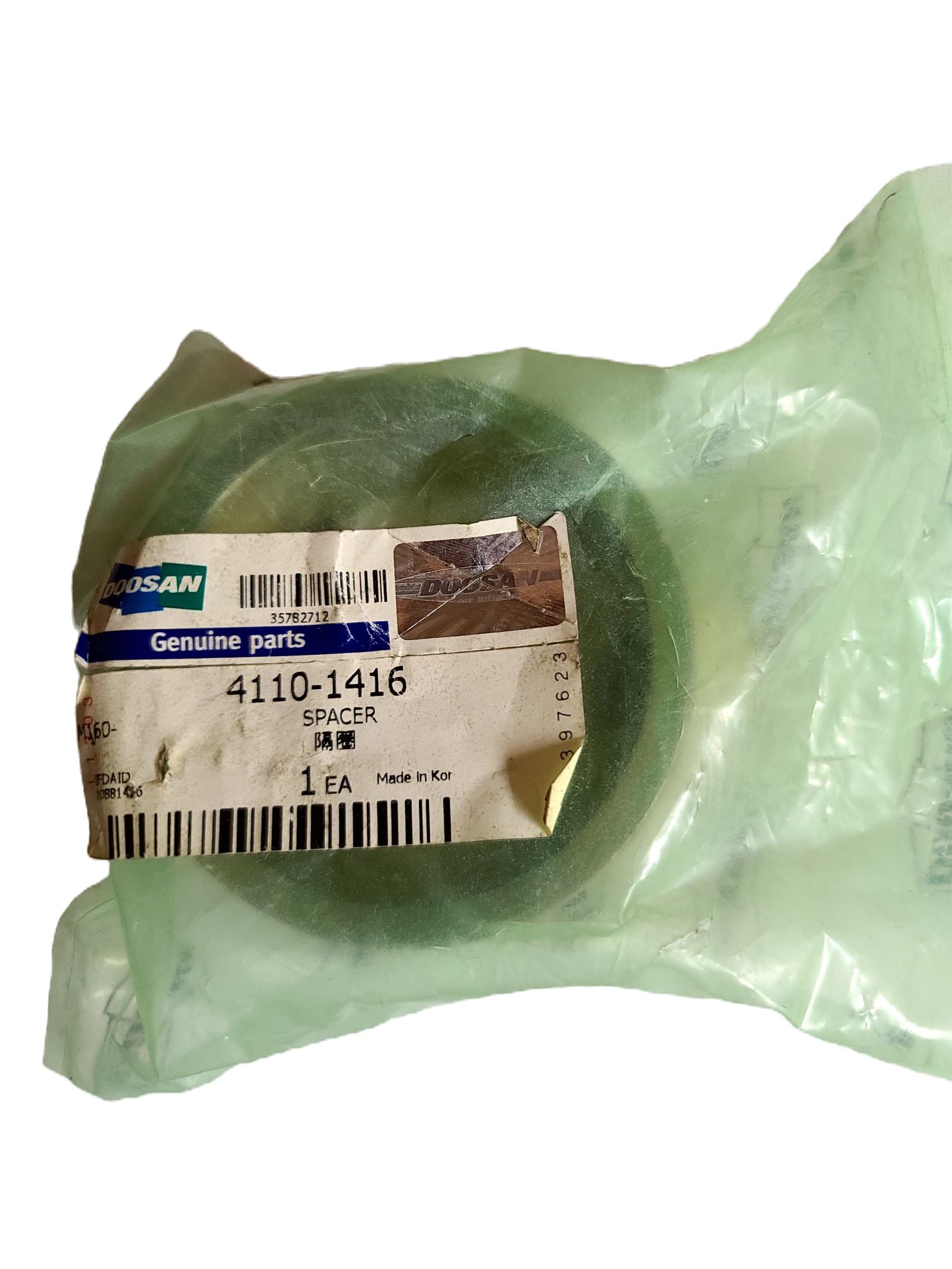 Doosan Genuine Spacer 4110-1416 | Heavy Equipment OEM New Old Stock