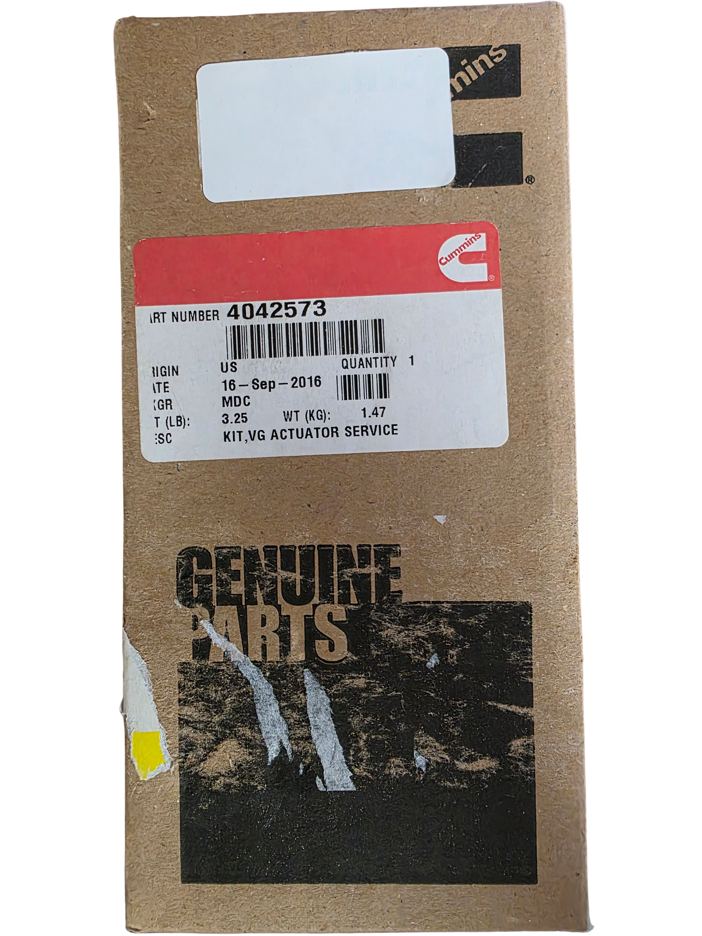 Genuine Cummins 4042573 Actuator Service Kit - Factory Sealed OEM - Made in USA