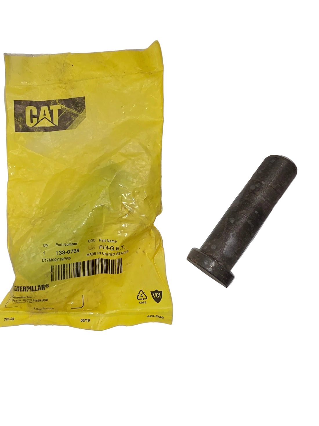Genuine CAT 133-0738 Pin