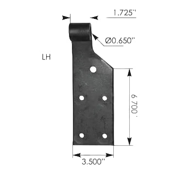 Genuine International Navistar 579637C2 Left Shock Absorber Mounting Plate