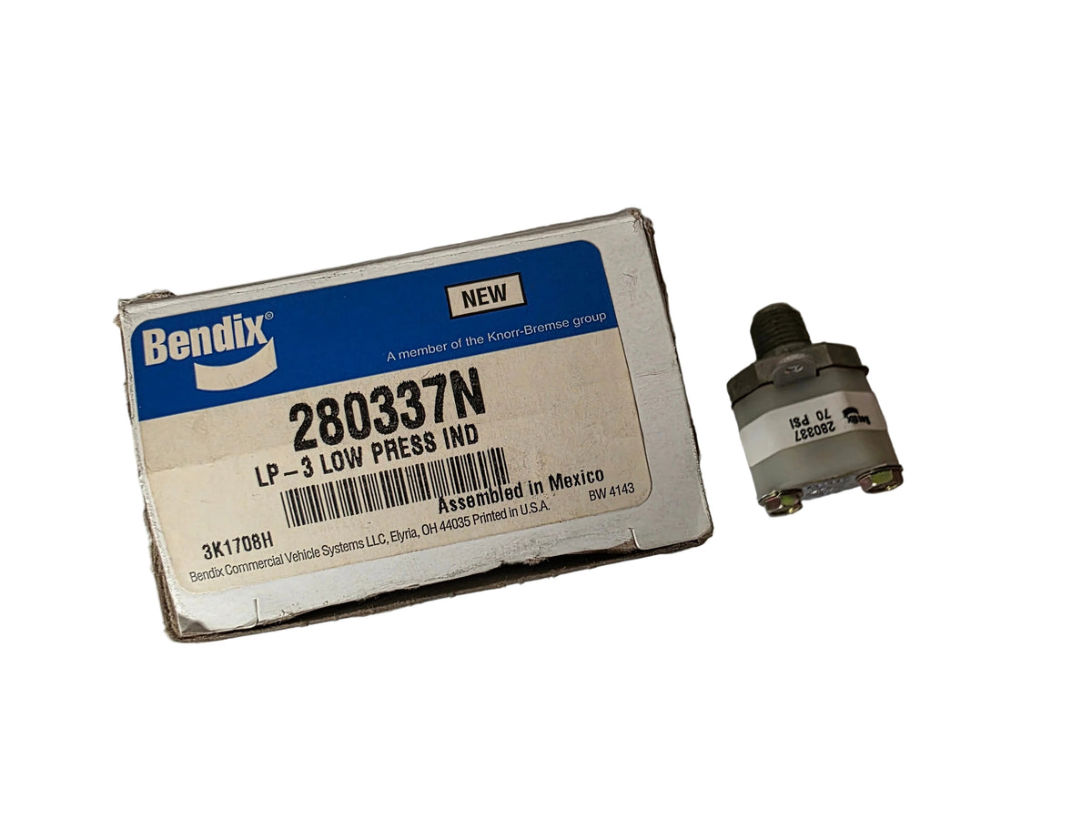 Genuine New Bendix 280337N LP-3 Low Pressure Indicator Switch with OEM Package