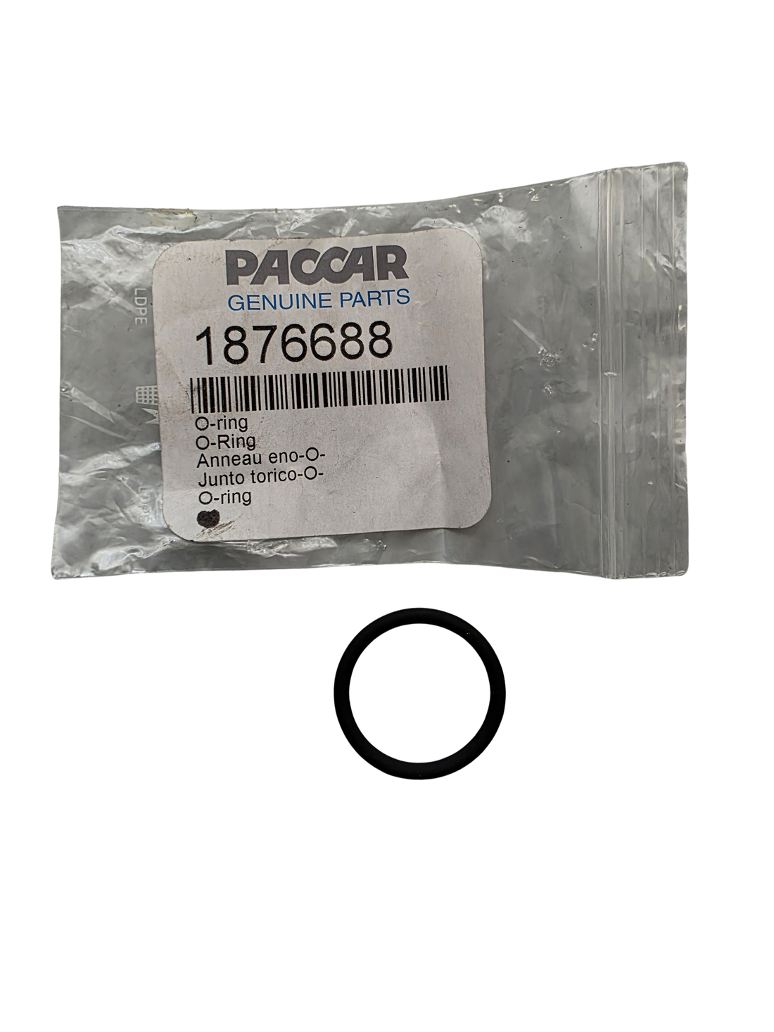 Genuine Paccar 1876688 engine O-ring seal for MX-13 cooling systems.