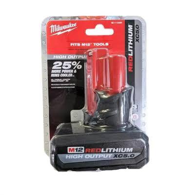 Milwaukee 48-11-2450 Battery in OEM Clam Pack
