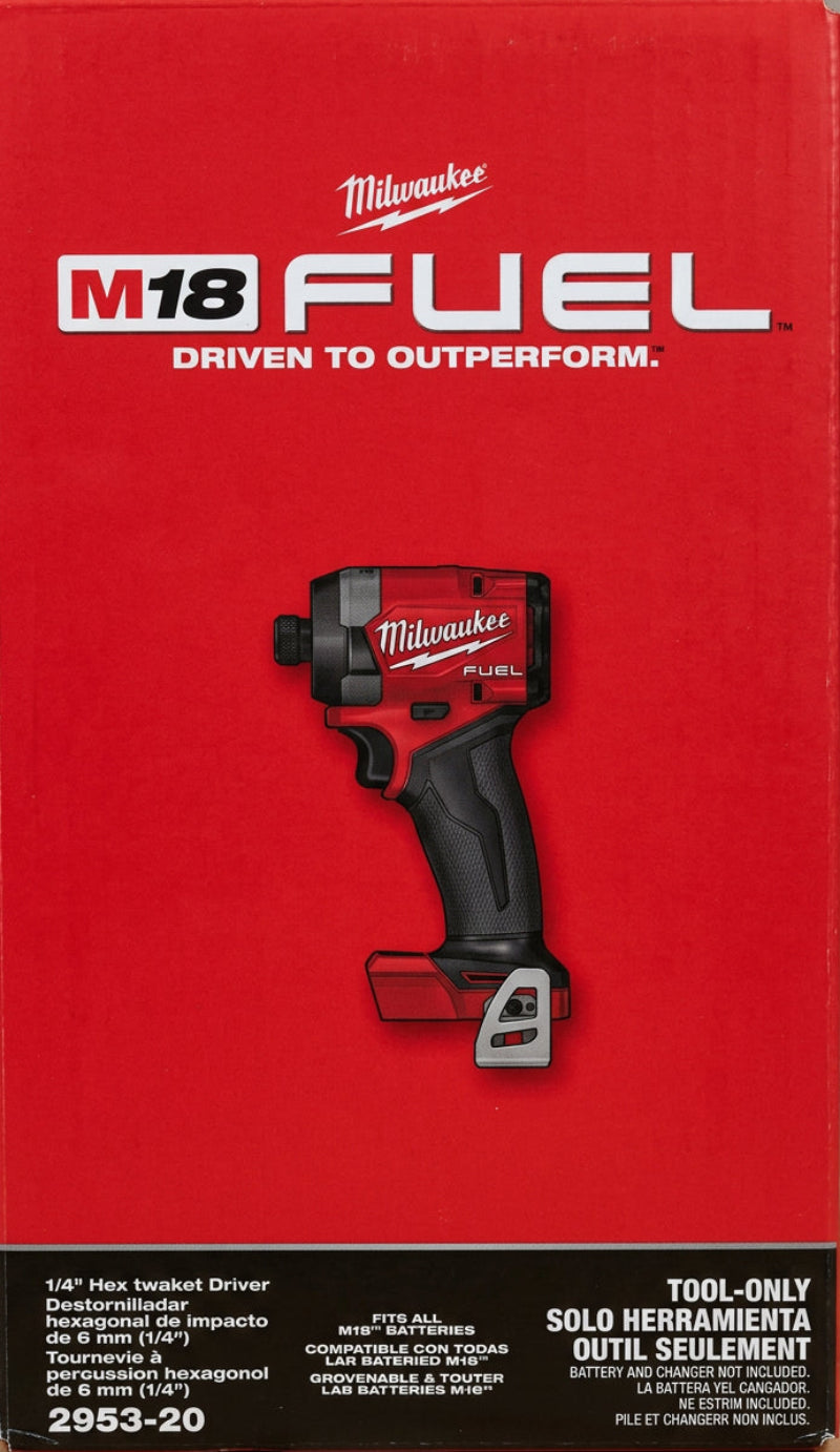 Milwaukee M18 FUEL 2953-20 1/4" Hex Impact Driver (Bare Tool) OEM Package View
