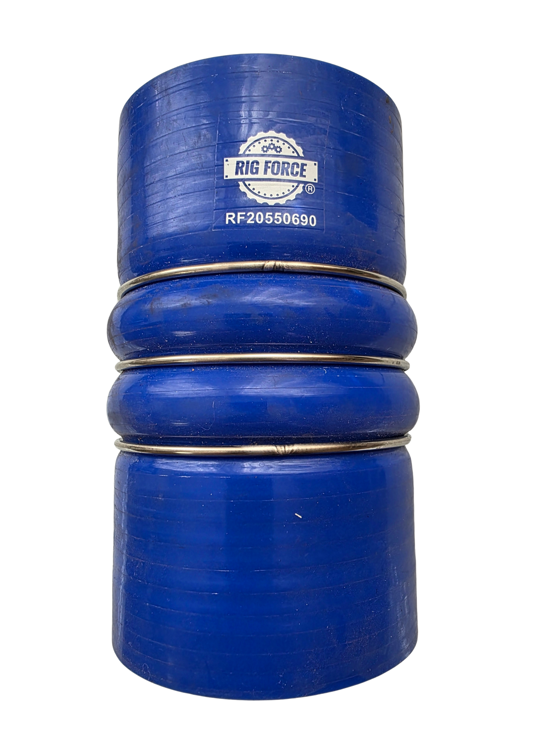 Rig Force RF20550690 silicone charge air cooler hump hose for Volvo and Mack trucks.