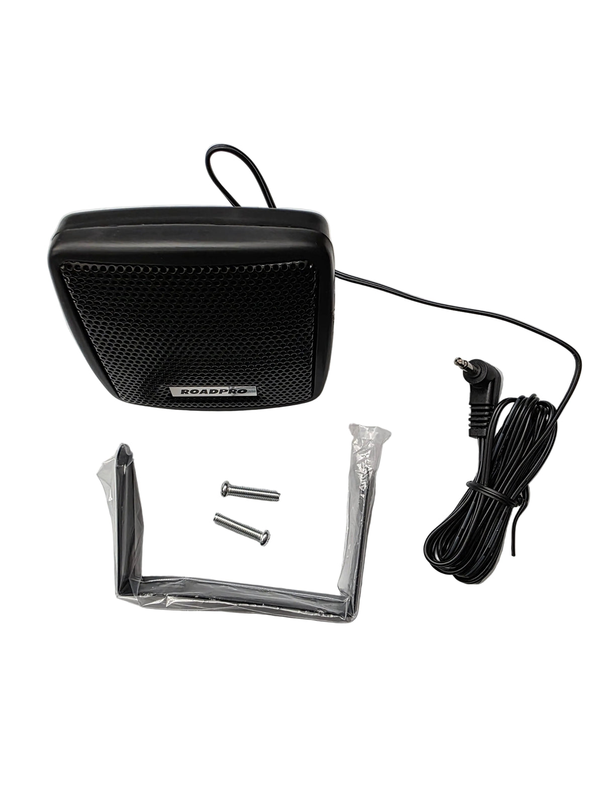 Road Pro 2.75" x 2.75" 6 Watt CB Extension Speaker (RP-108C) Package Content View