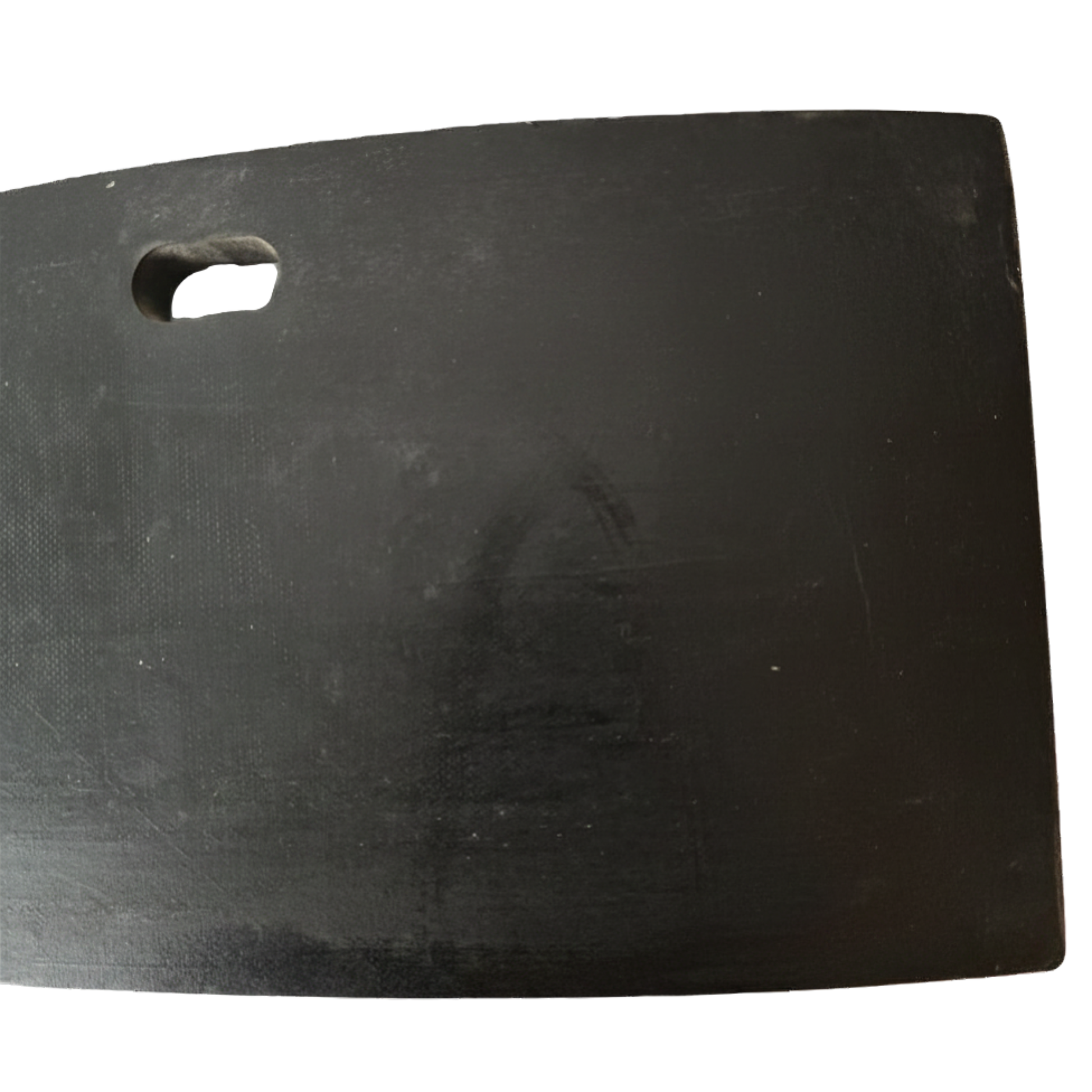 Genuine Volvo Construction 5948534 Material Scraper (100mm) – OEM Compactor & Roller Rubber Scraper Mounting Hole View