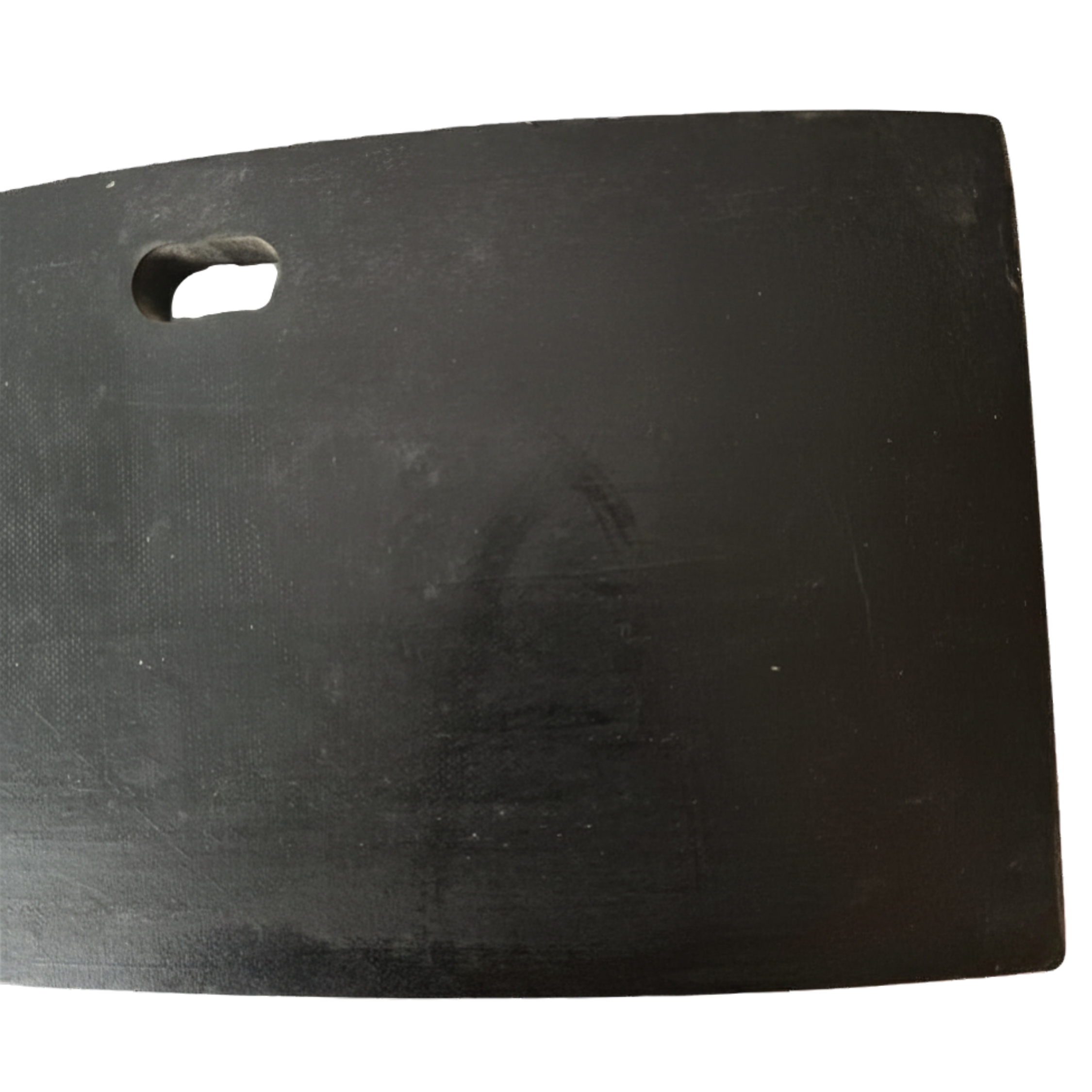 Genuine Volvo Construction 5948534 Material Scraper (100mm) – OEM Compactor & Roller Rubber Scraper Mounting Hole View