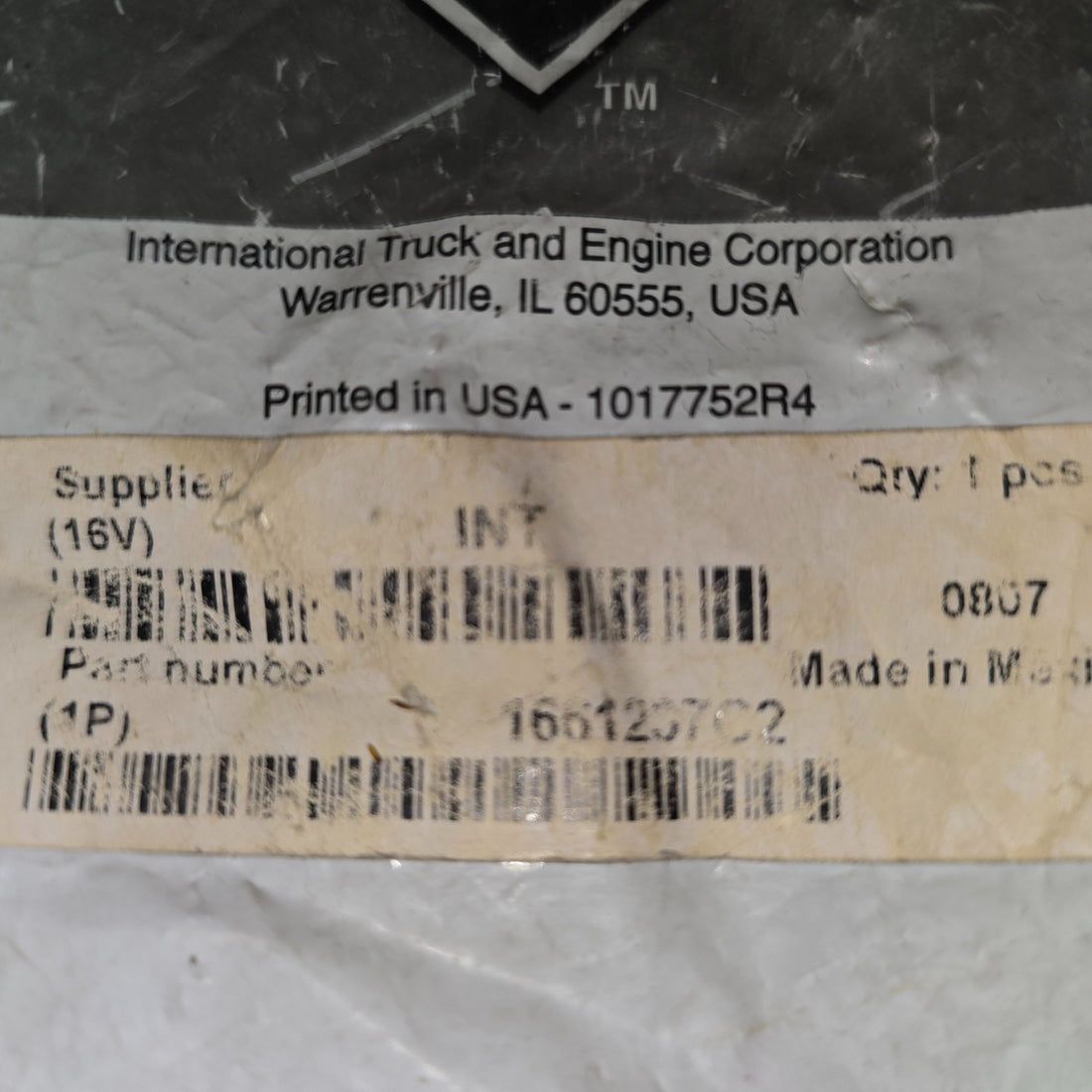 Genuine Navistar International 1661237C2 Wiper Switch (OEM Pack)