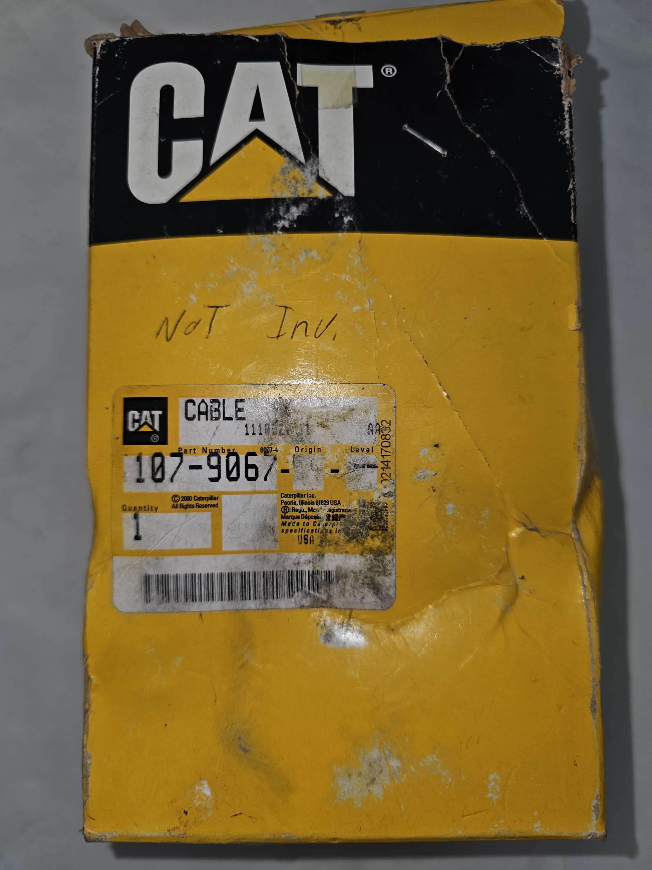 107-9067 Cable Caterpillar CAT OEM 1079067