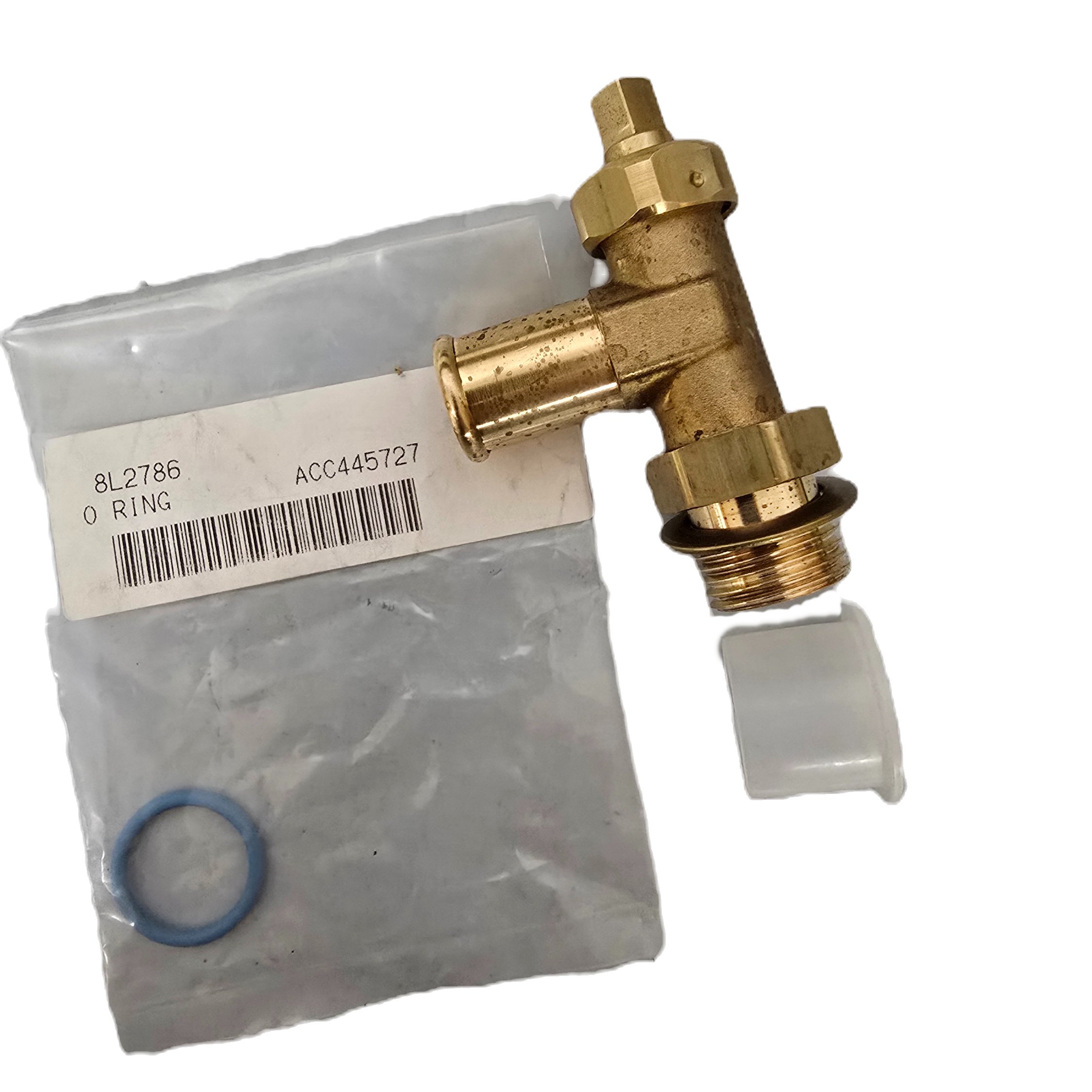 CAT P/N | 7E-4761 3/4" Thread Brass Shutoff Valve NPTF Male Stud And Hose B