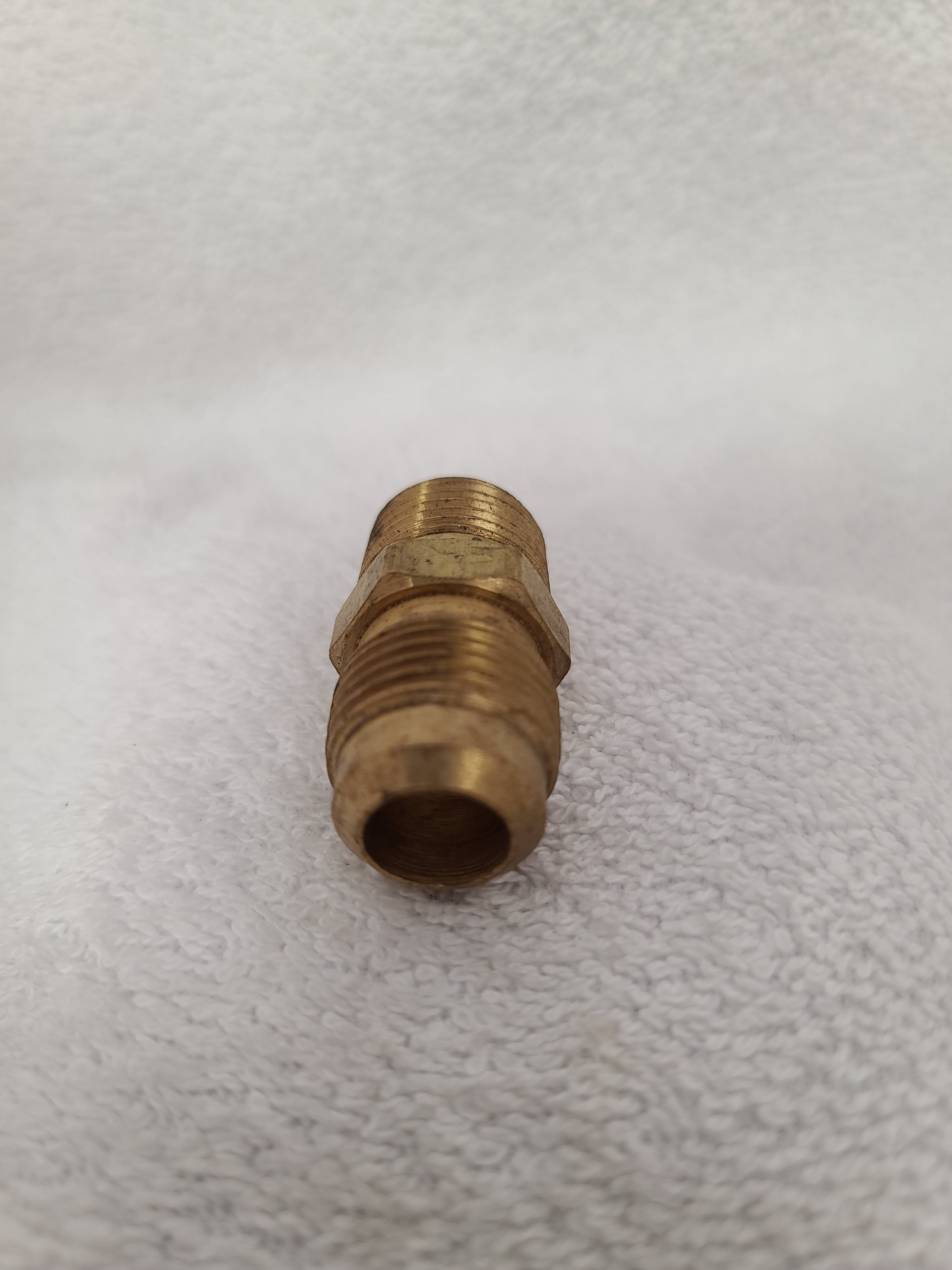48X8X4 Brass Flare to Male Pipe Adapter