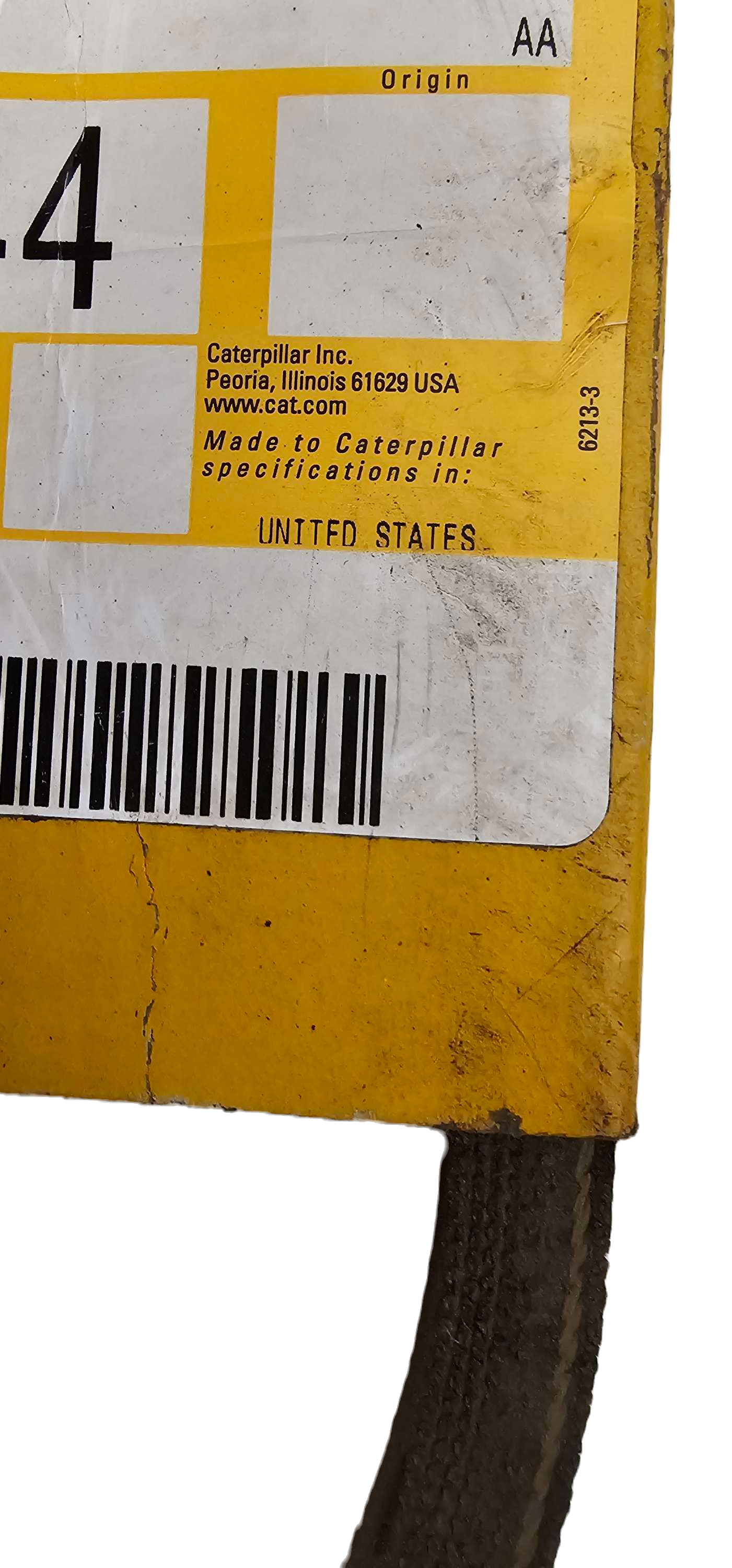 1P-9744 Non-Cog CAT V-Belt NOS 1P9744