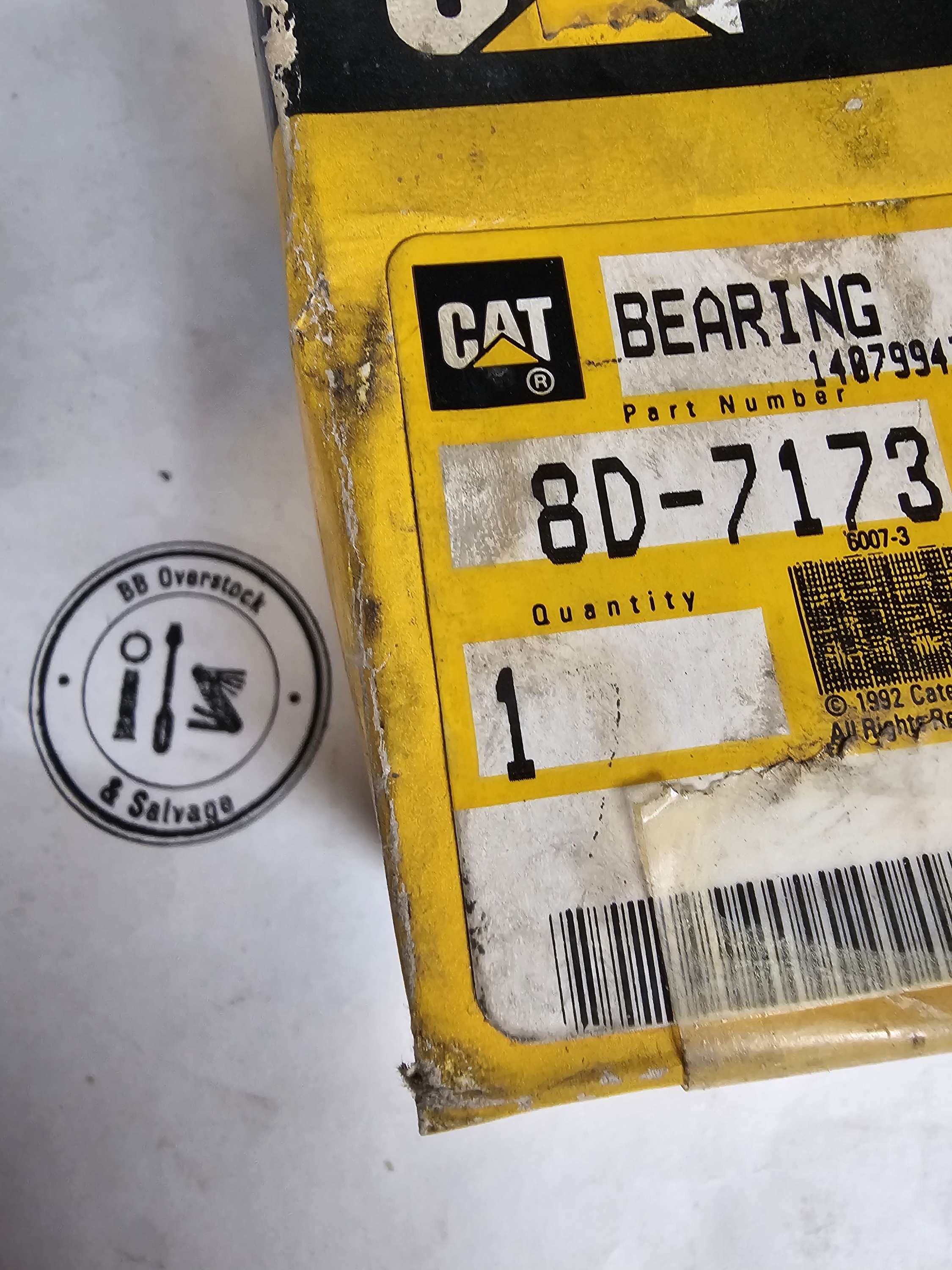 8D-7173: BEARING CAT/Caterpillar 8D7173