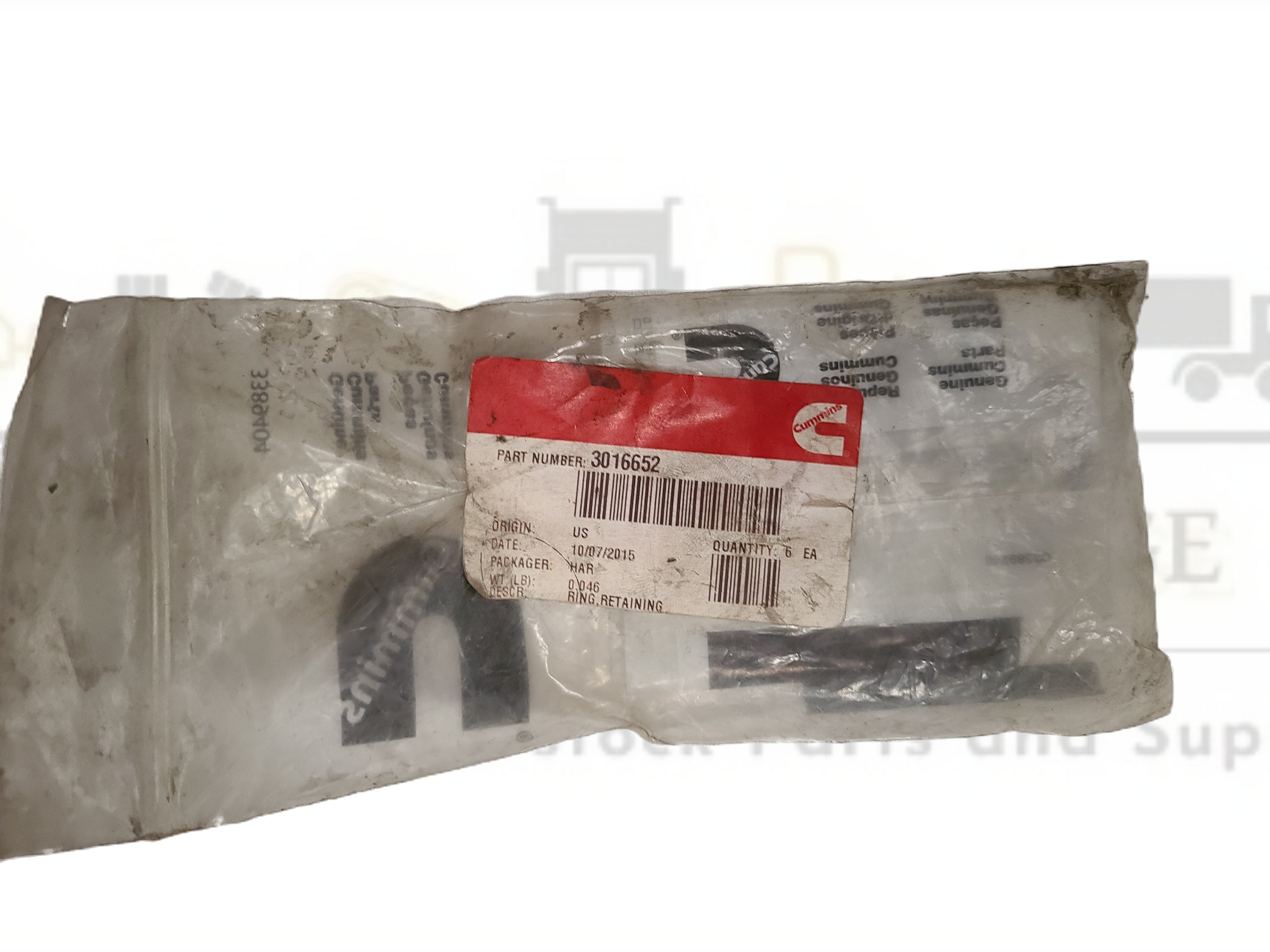 Cummins 3016652 Retaining Rings 6-pack